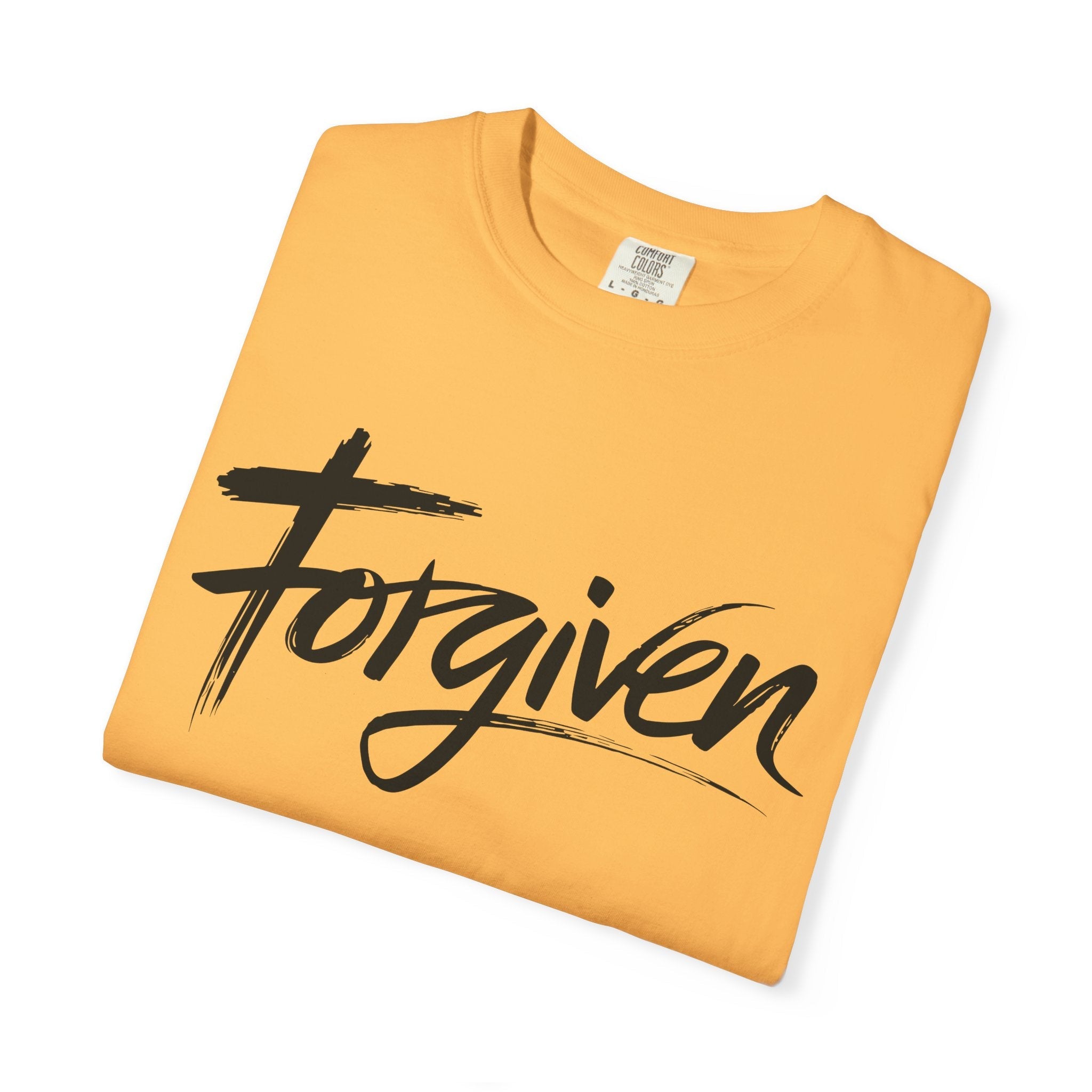 Faith Based Men's T-Shirt - Forgiven | T-Shirt by atgodanddesigns