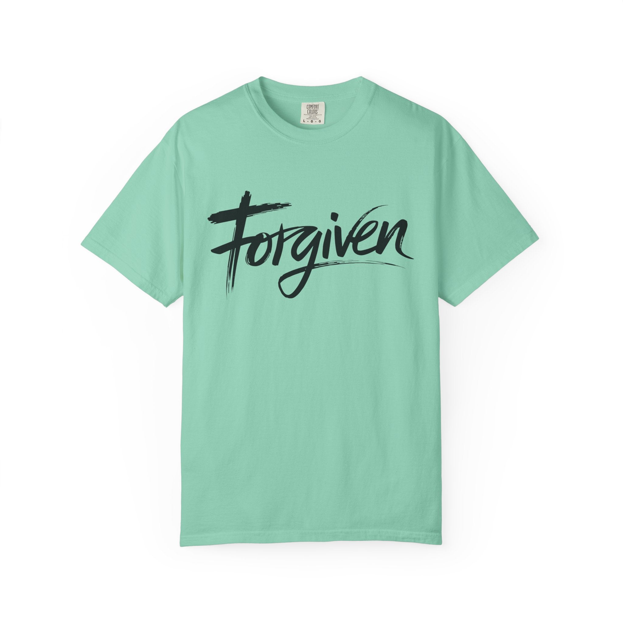 Faith Based Men's T-Shirt - Forgiven | T-Shirt by atgodanddesigns