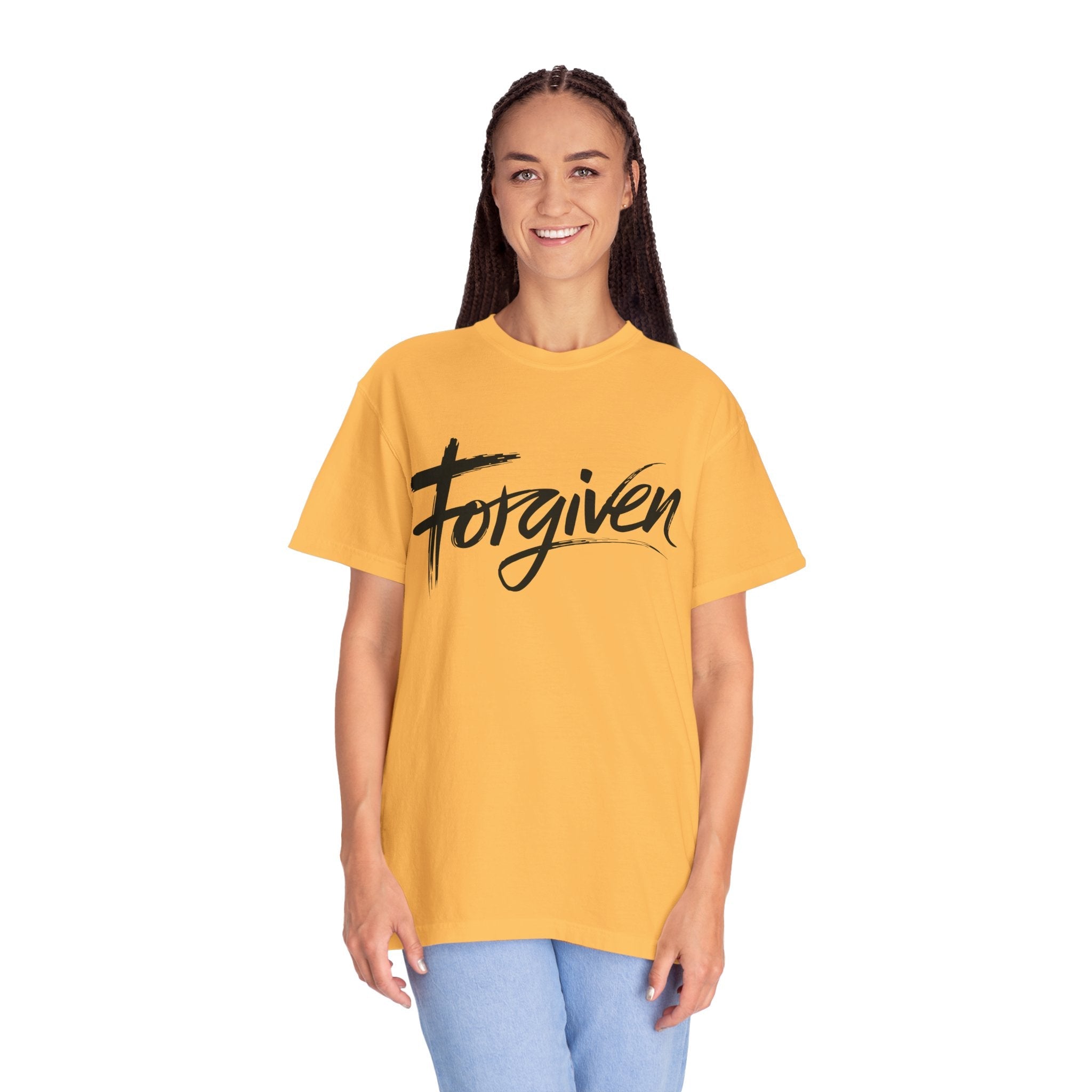 Faith Based Men's T-Shirt - Forgiven | T-Shirt by atgodanddesigns