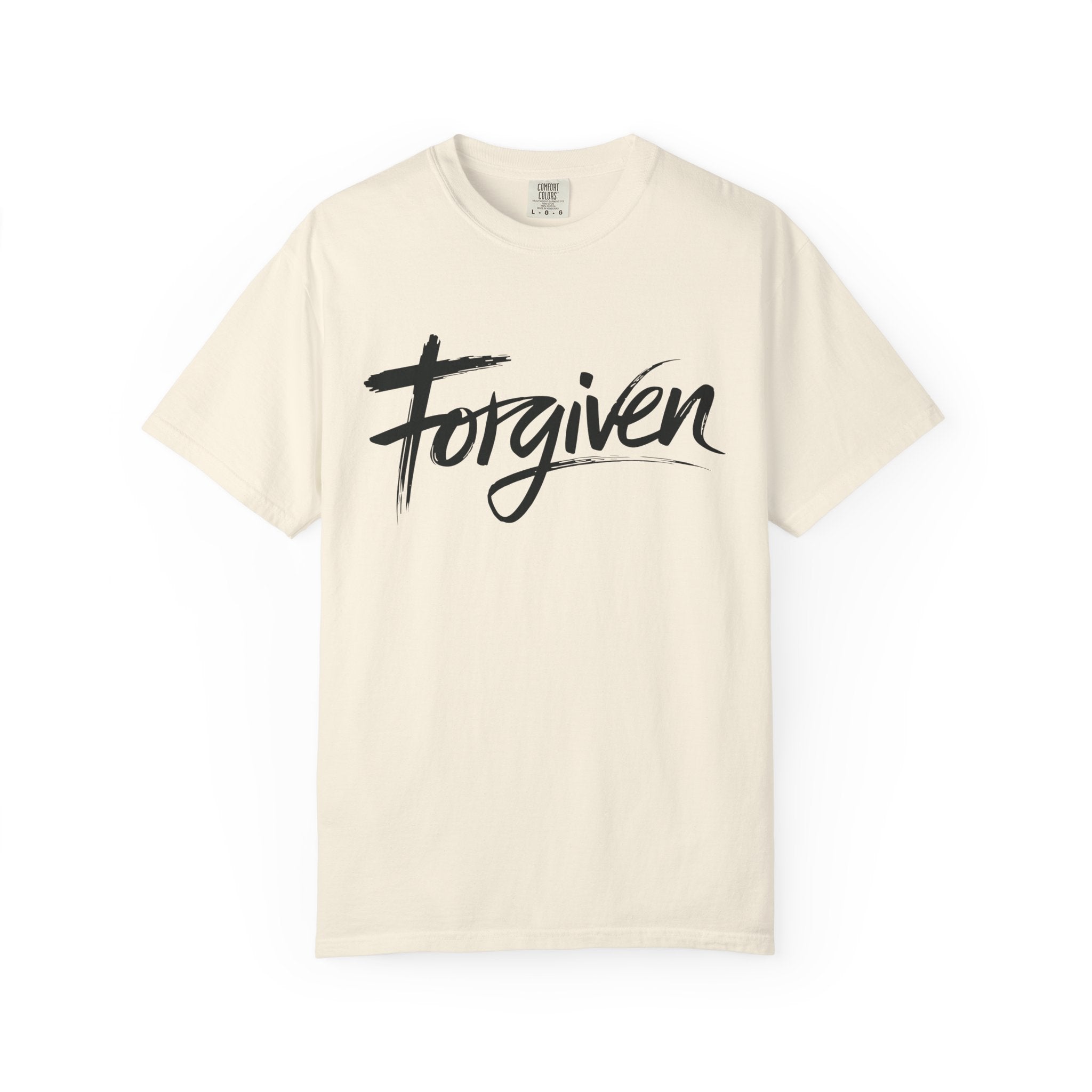 Faith Based Men's T-Shirt - Forgiven | T-Shirt by atgodanddesigns