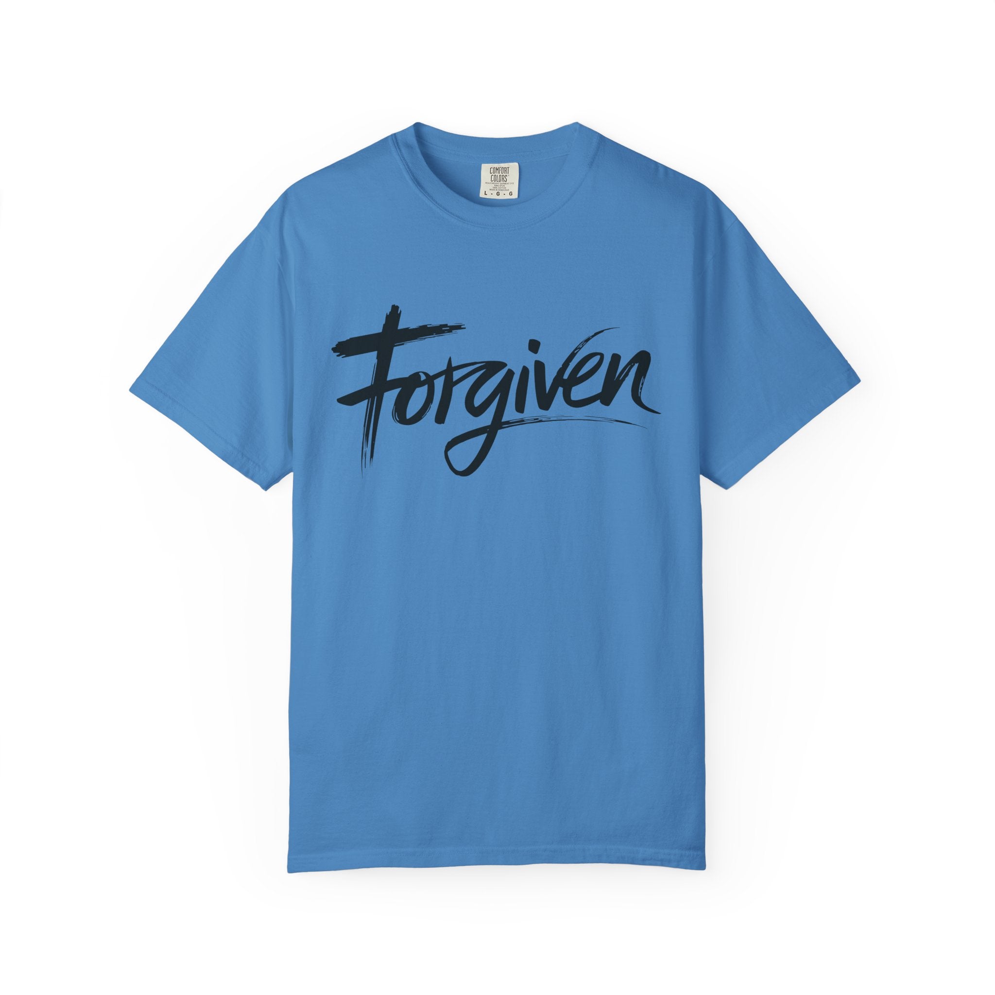 Faith Based Men's T-Shirt - Forgiven | T-Shirt by atgodanddesigns