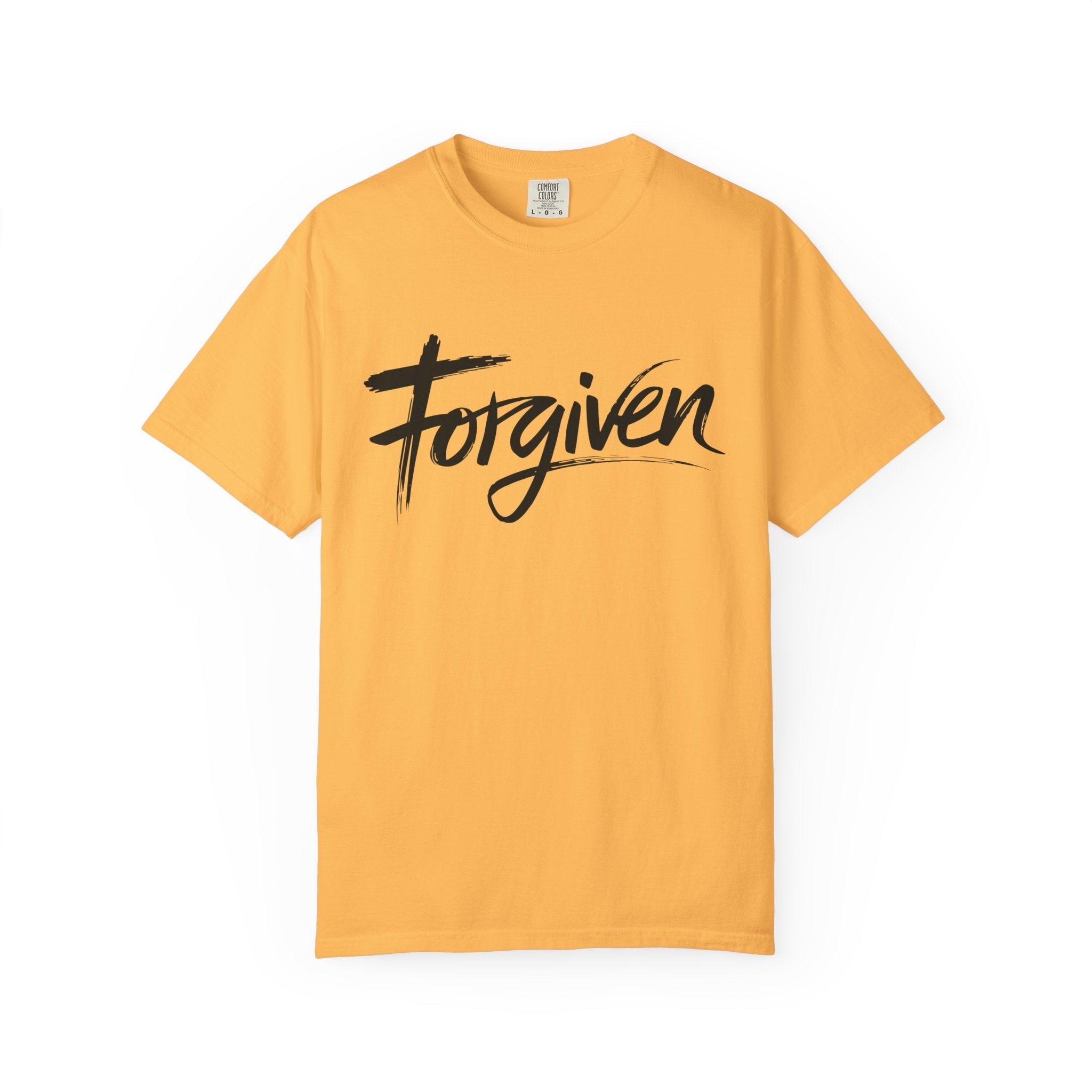 Faith Based Men's T-Shirt - Forgiven | T-Shirt by atgodanddesigns