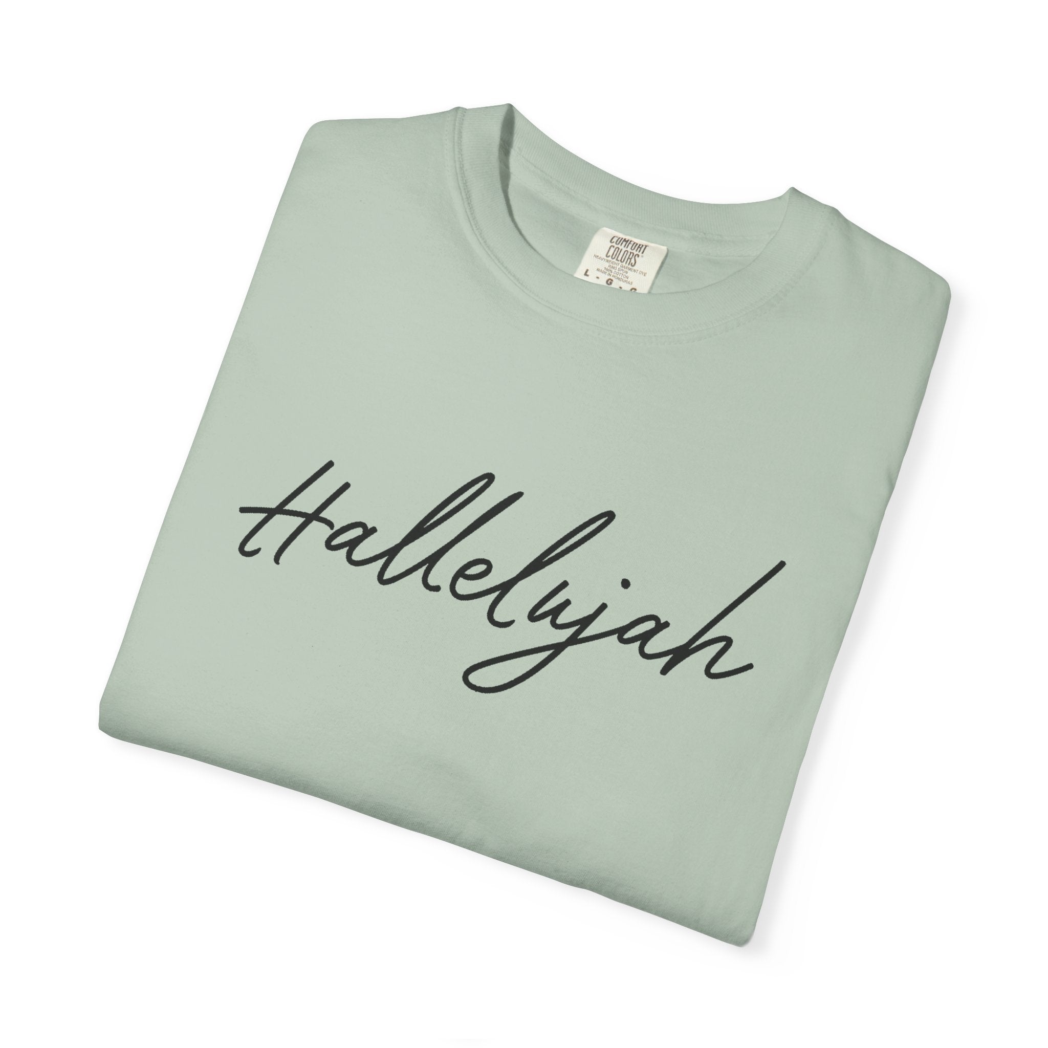 Faith Based Men's T-Shirt - Hallelujah | T-Shirt by atgodanddesigns