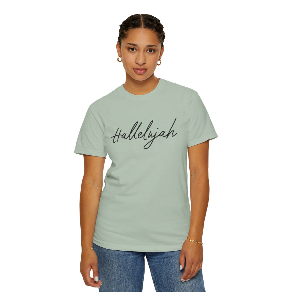 Faith Based Men's T-Shirt - Hallelujah | T-Shirt by atgodanddesigns