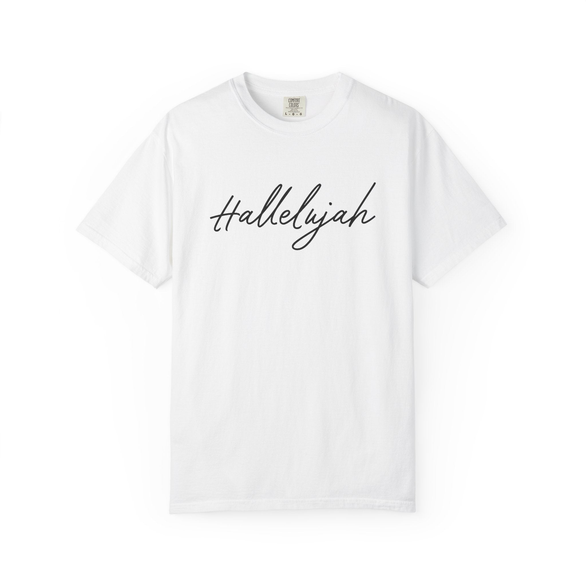 Faith Based Men's T-Shirt - Hallelujah | T-Shirt by atgodanddesigns