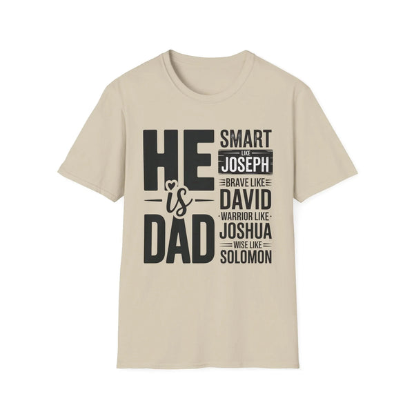 Faith Based Men's T-Shirt - " He Is Dad" | T-Shirt by atgodanddesigns