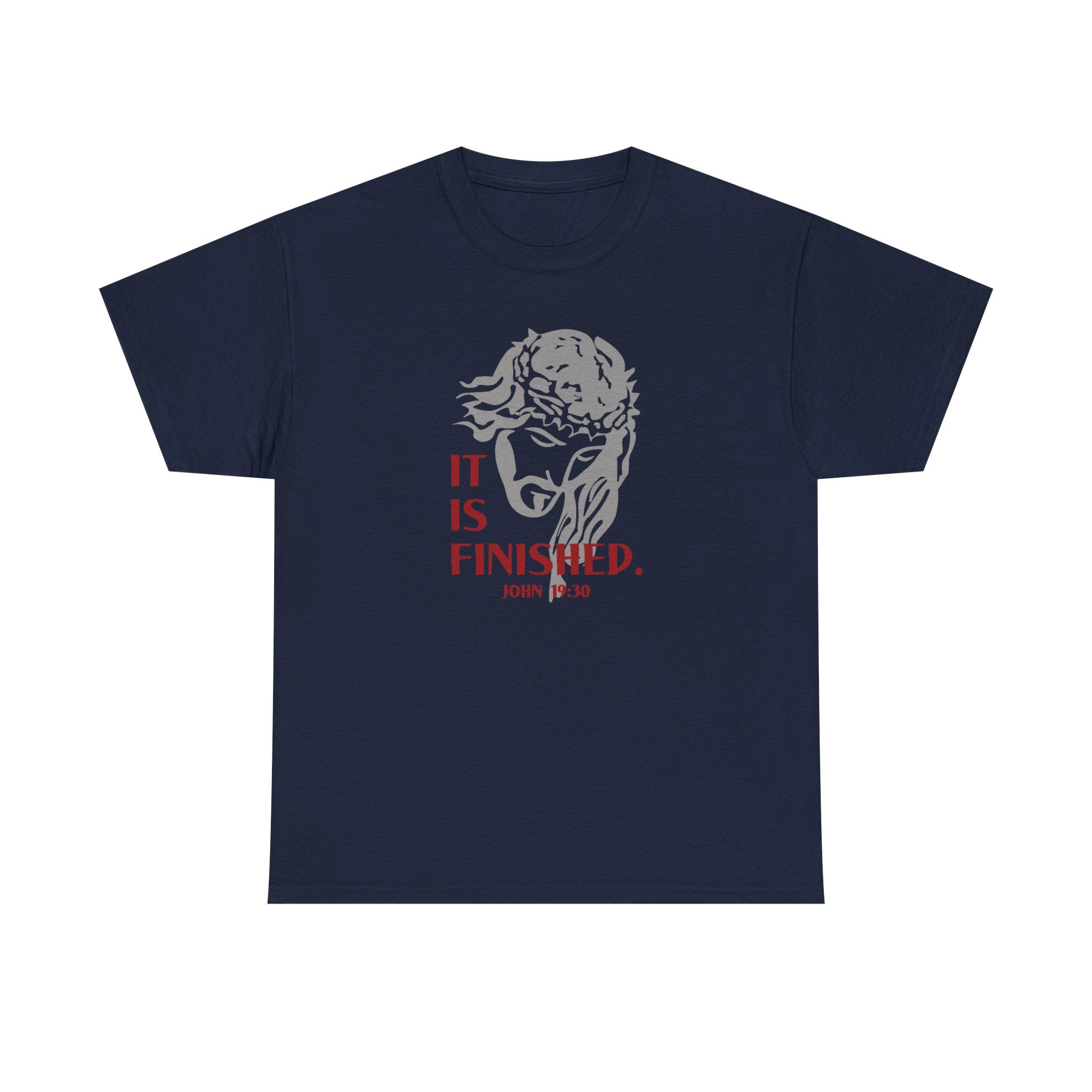 Faith Based Men's T-Shirt - It Is Finished | T-Shirt by atgodanddesigns