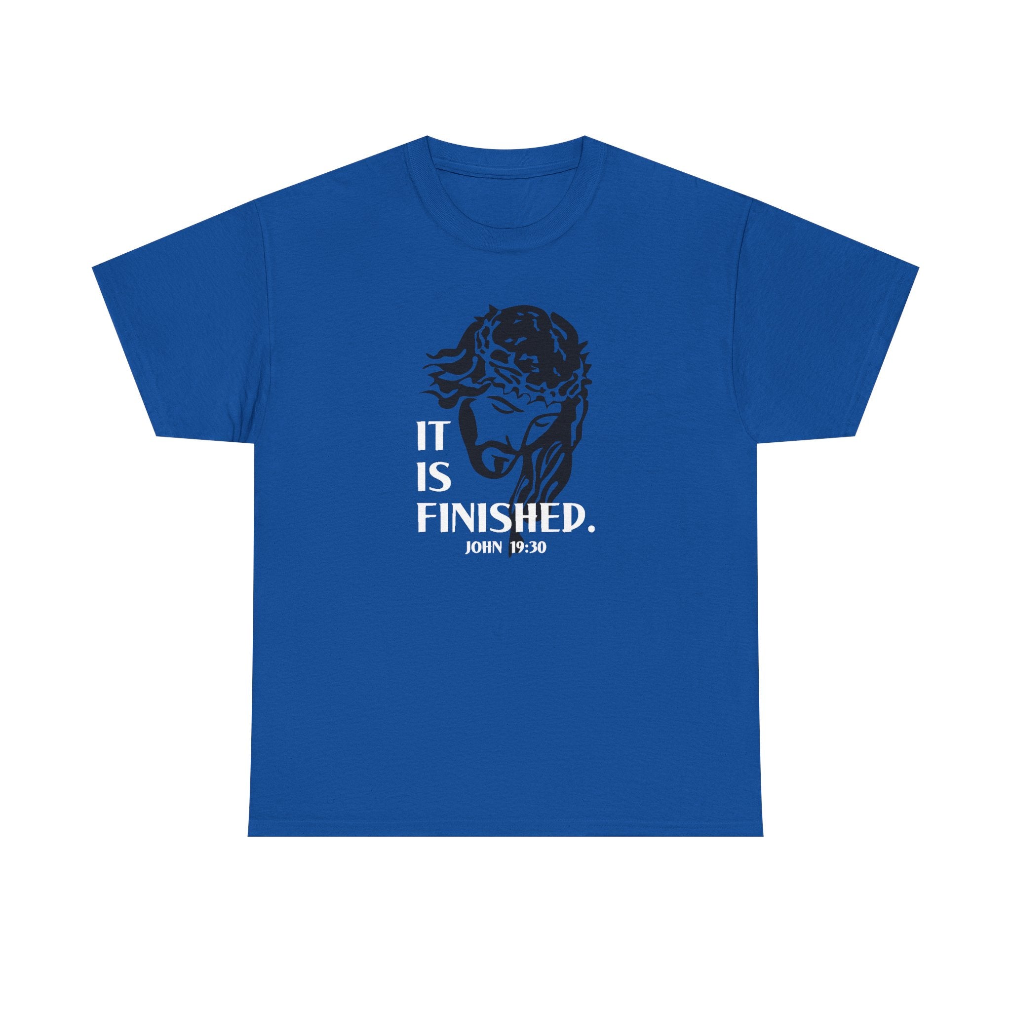 Faith Based Men's T-Shirt - It Is Finished | T-Shirt by atgodanddesigns
