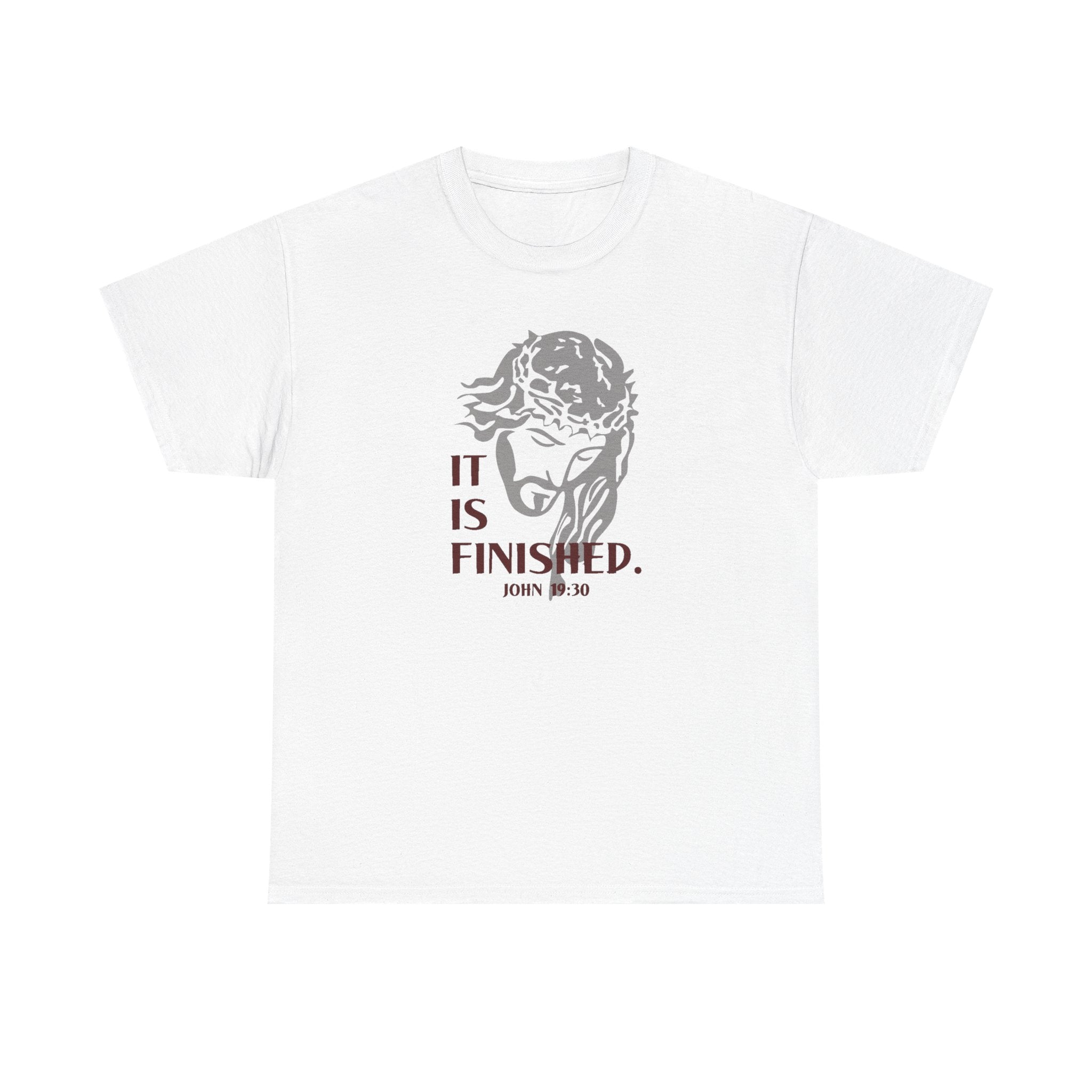 Faith Based Men's T-Shirt - It Is Finished | T-Shirt by atgodanddesigns