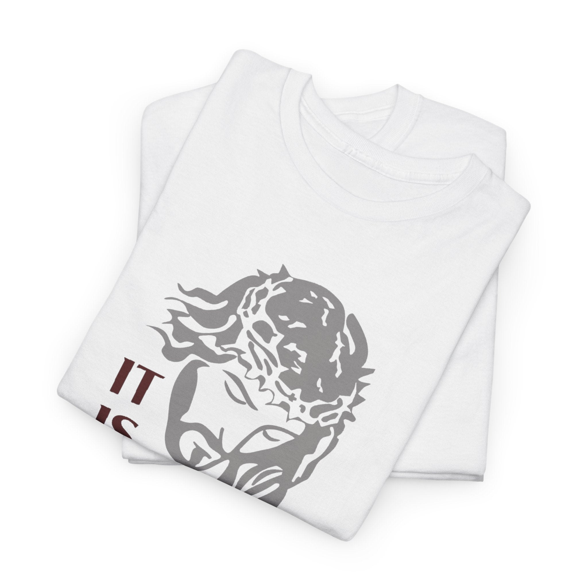 Faith Based Men's T-Shirt - It Is Finished | T-Shirt by atgodanddesigns