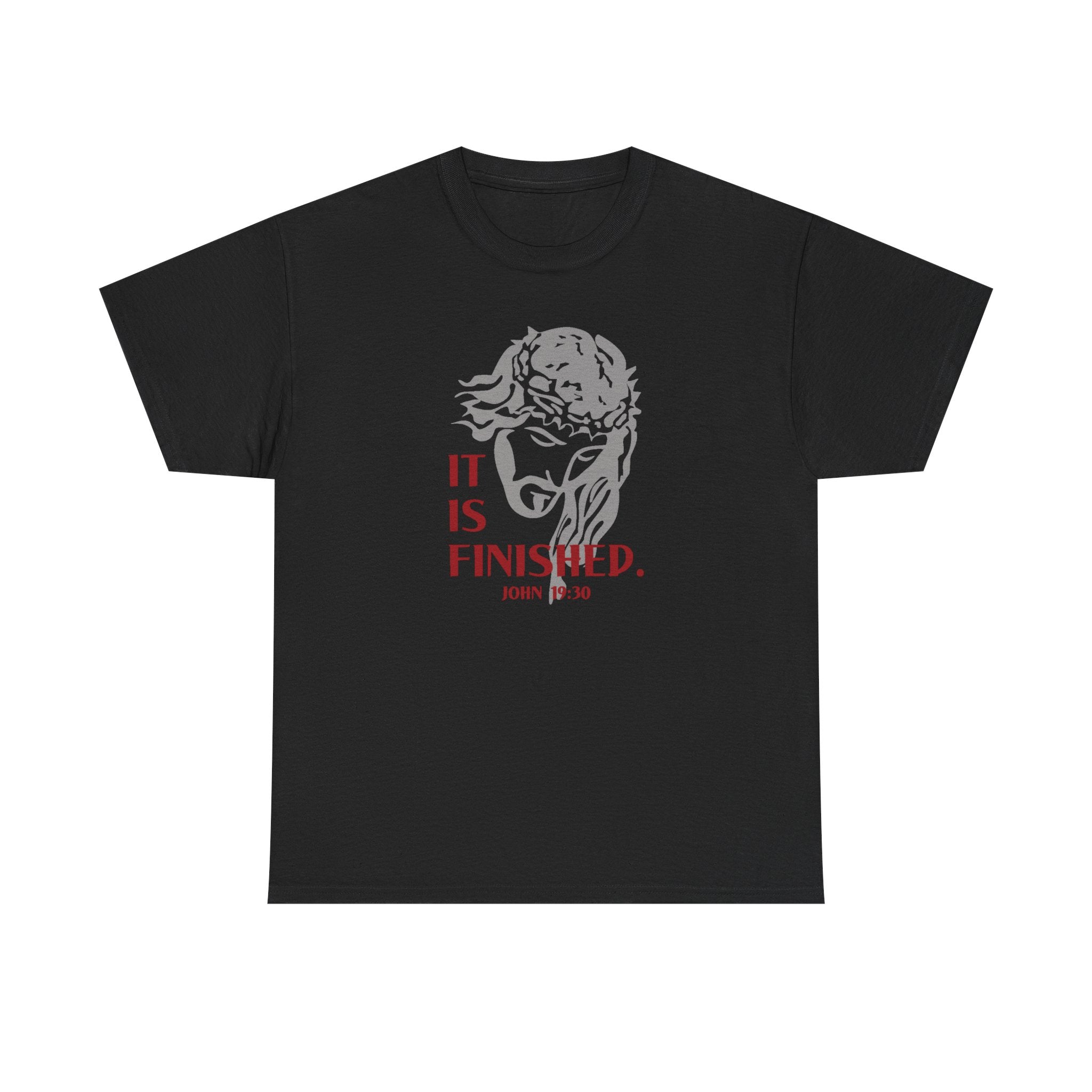 Faith Based Men's T-Shirt - It Is Finished | T-Shirt by atgodanddesigns