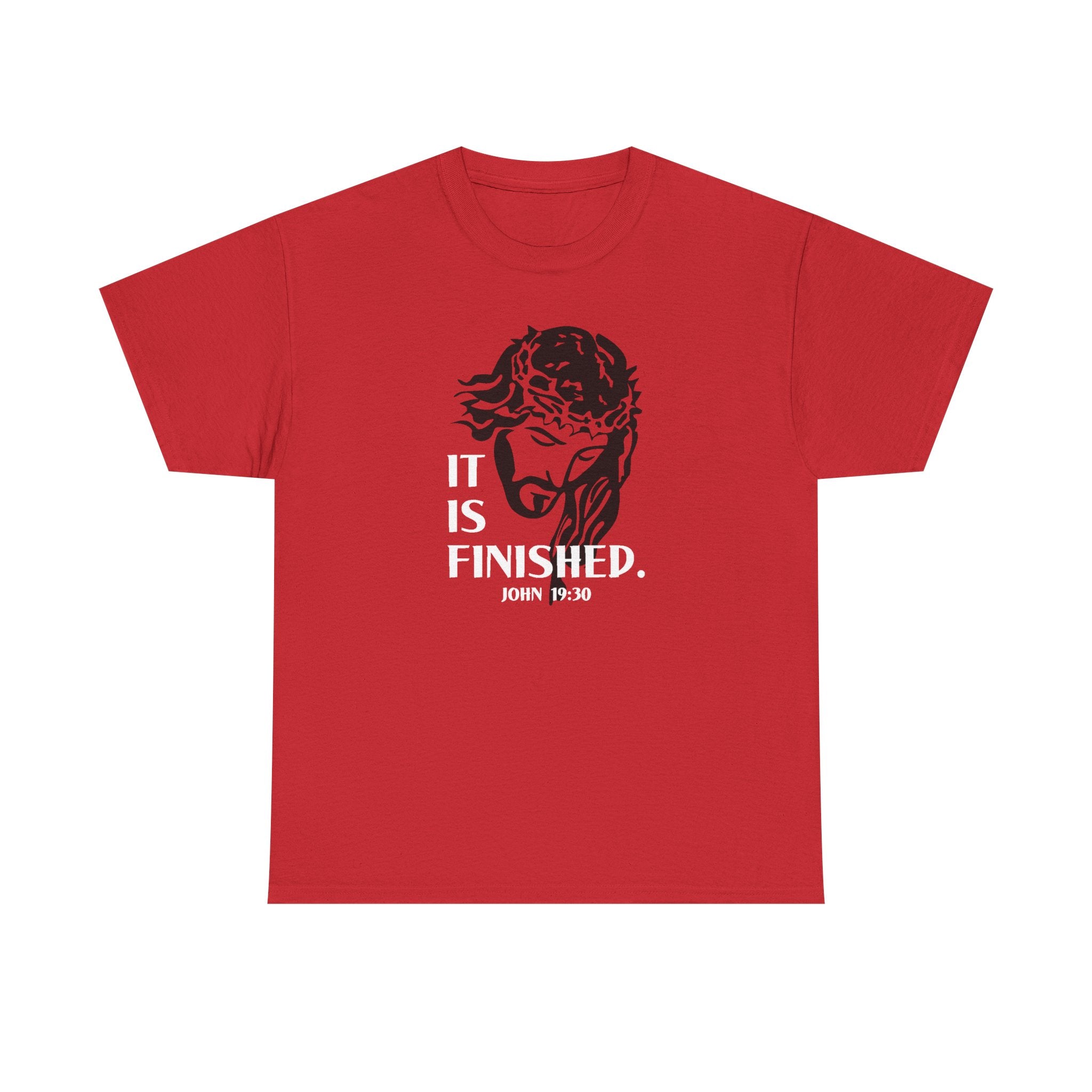 Faith Based Men's T-Shirt - It Is Finished | T-Shirt by atgodanddesigns