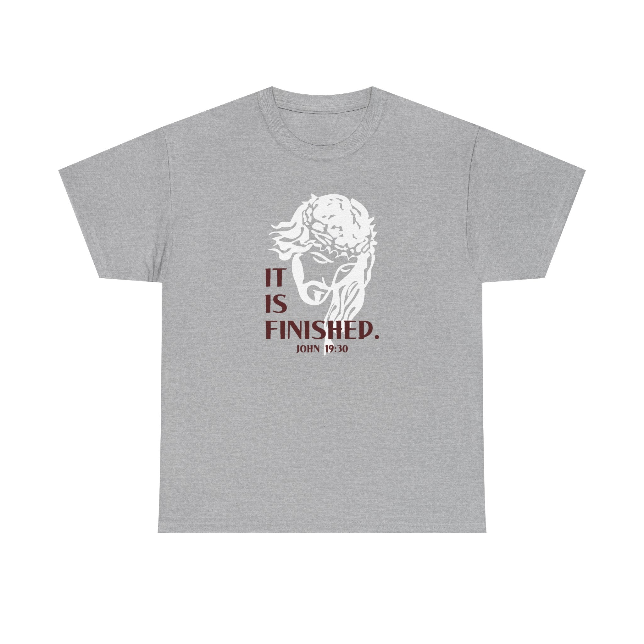 Faith Based Men's T-Shirt - It Is Finished | T-Shirt by atgodanddesigns