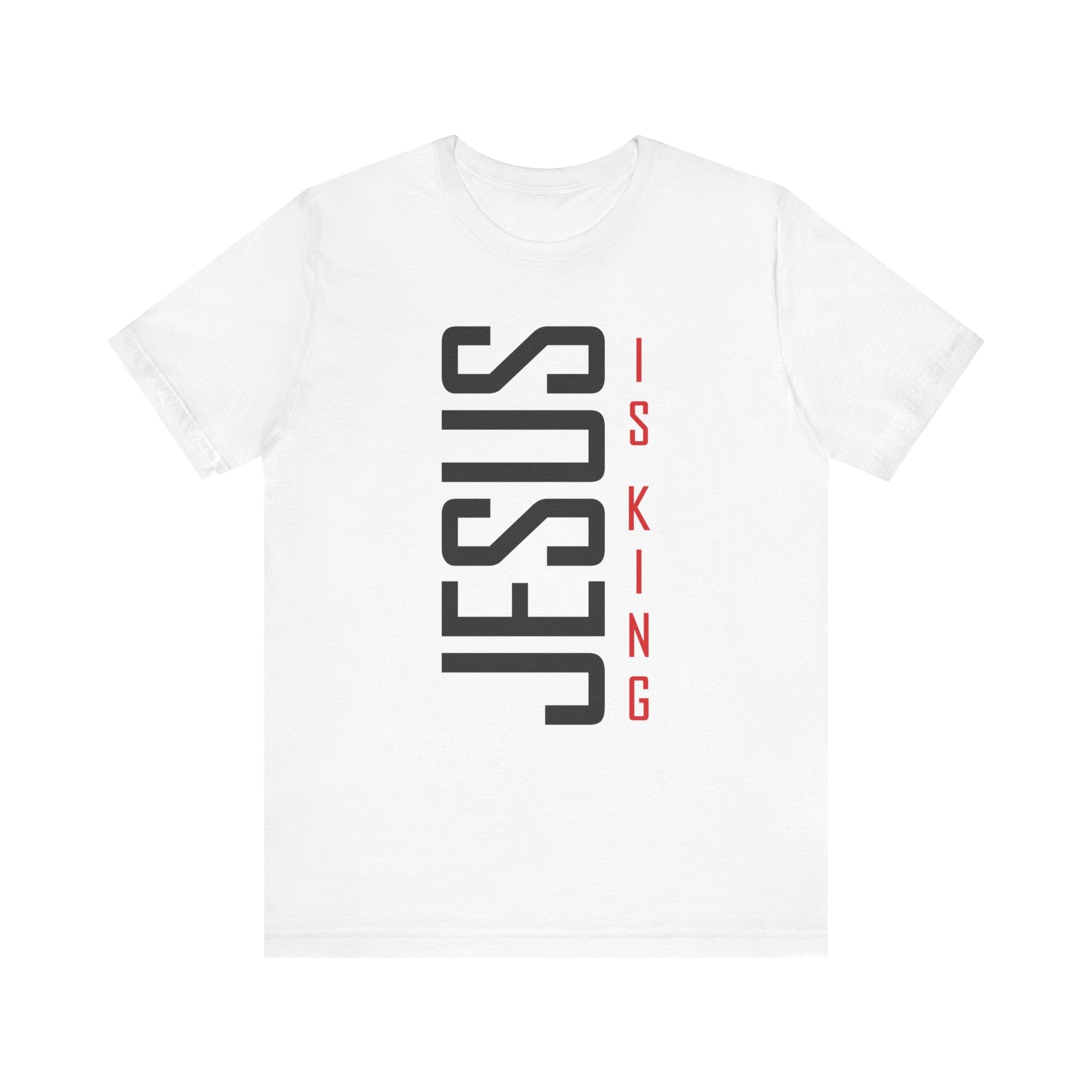 Faith Based Men's T-Shirt - " Jesus Is King" | T-Shirt by atgodanddesigns