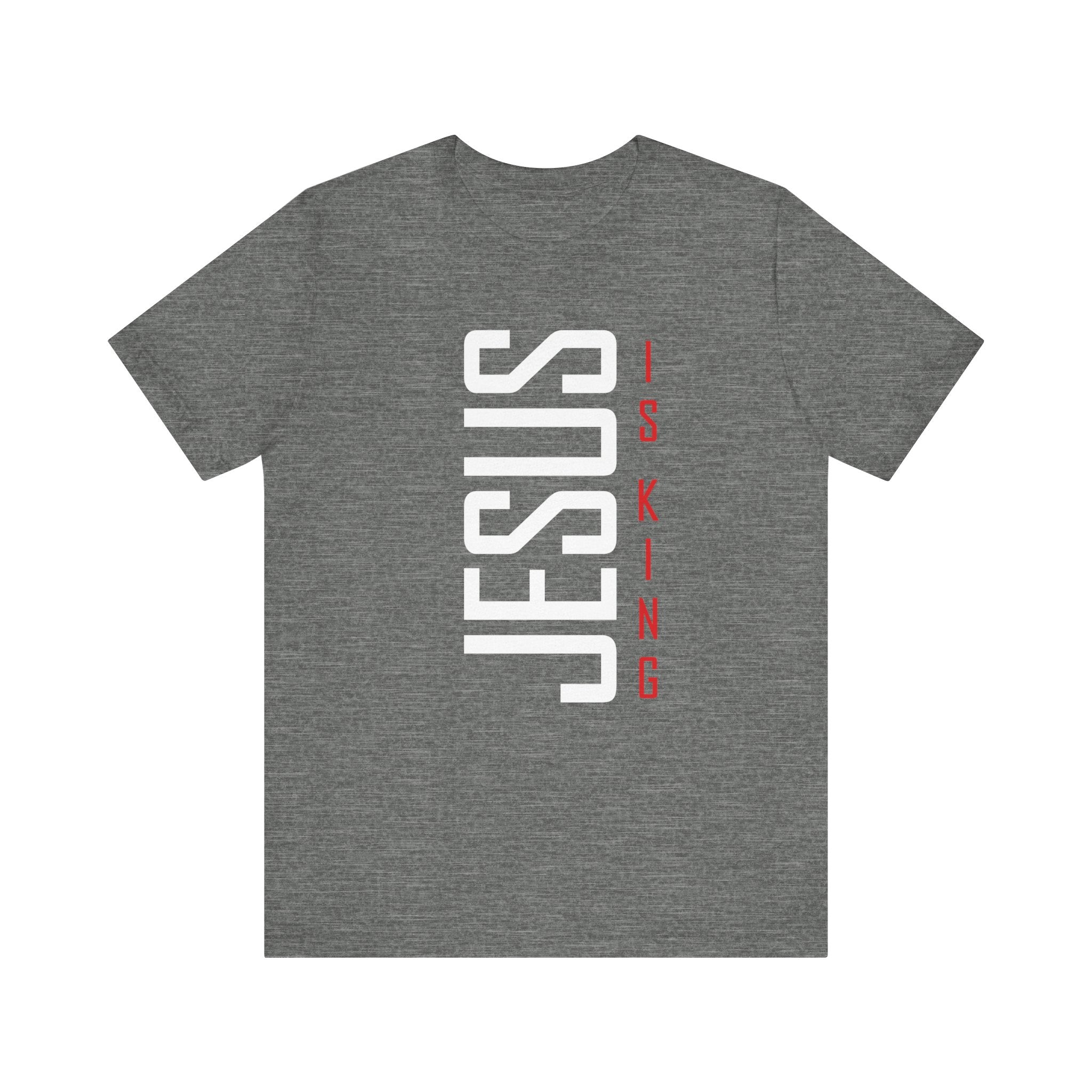 Faith Based Men's T-Shirt - " Jesus Is King" | T-Shirt by atgodanddesigns