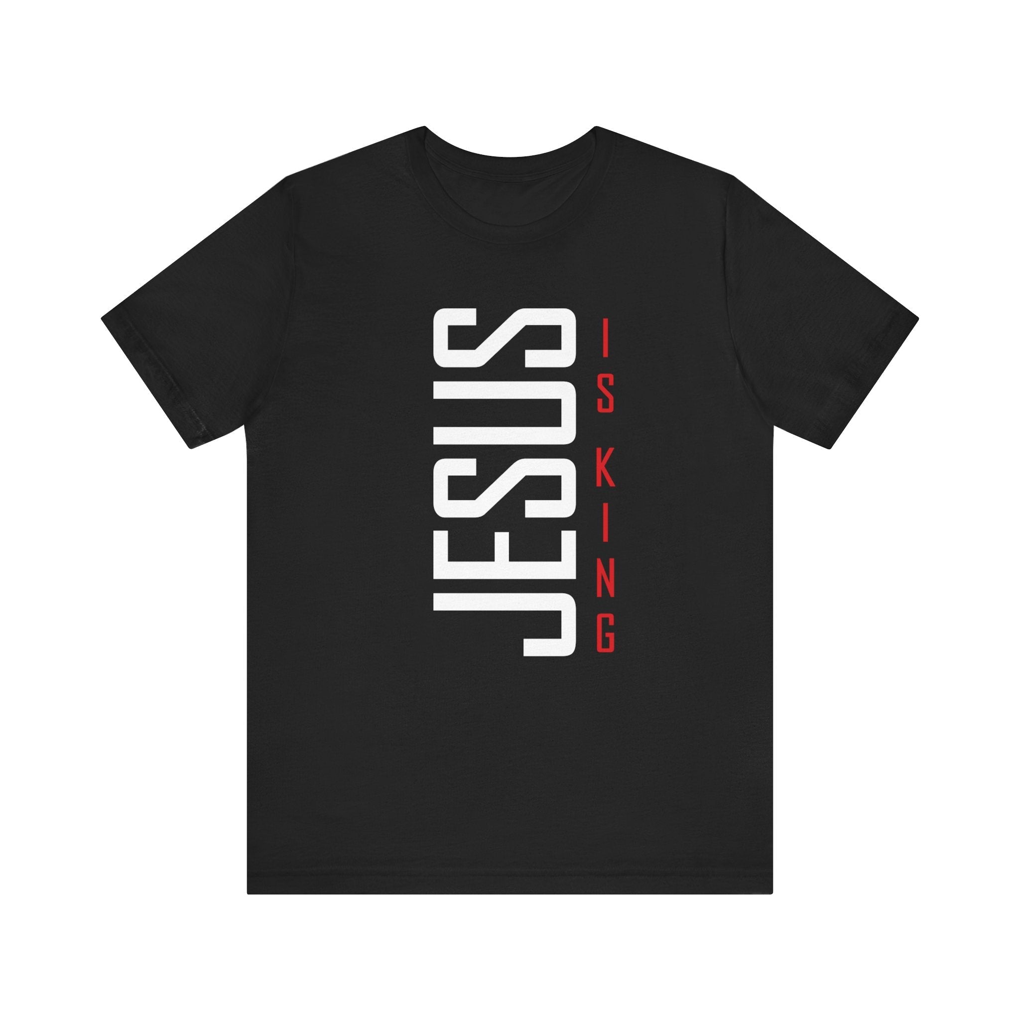 Faith Based Men's T-Shirt - " Jesus Is King" | T-Shirt by atgodanddesigns