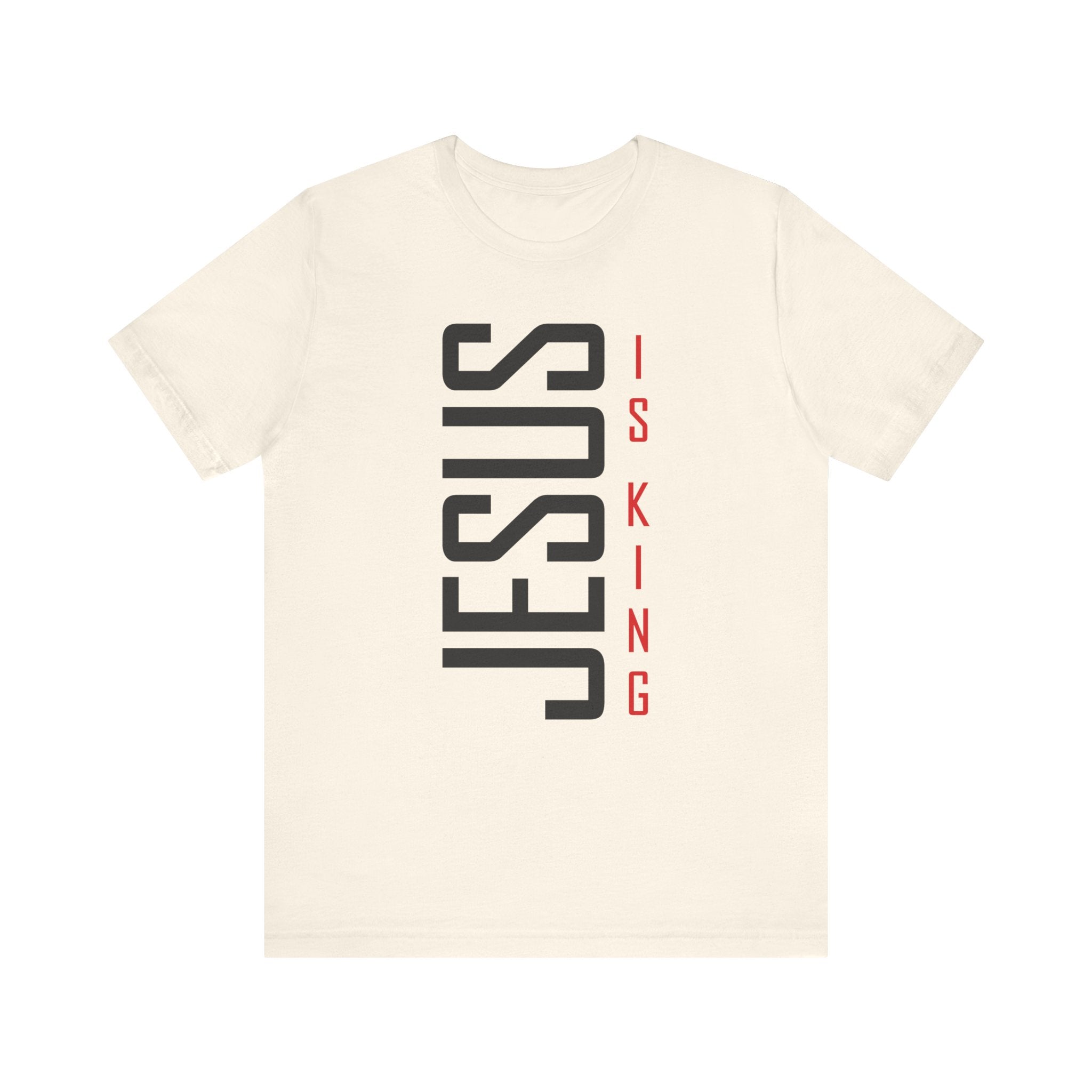 Faith Based Men's T-Shirt - " Jesus Is King" | T-Shirt by atgodanddesigns