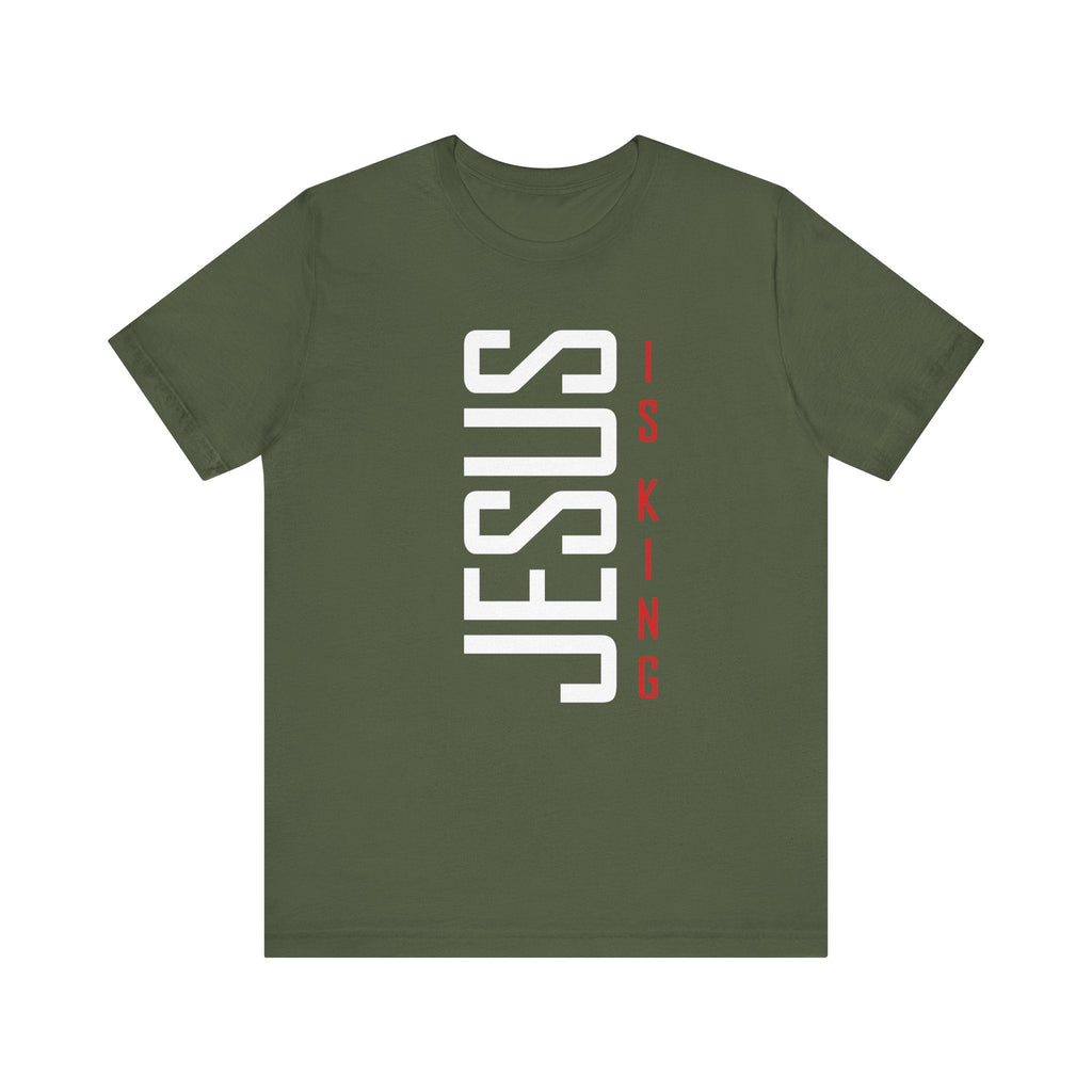 Faith Based Men's T-Shirt - " Jesus Is King" | T-Shirt by atgodanddesigns