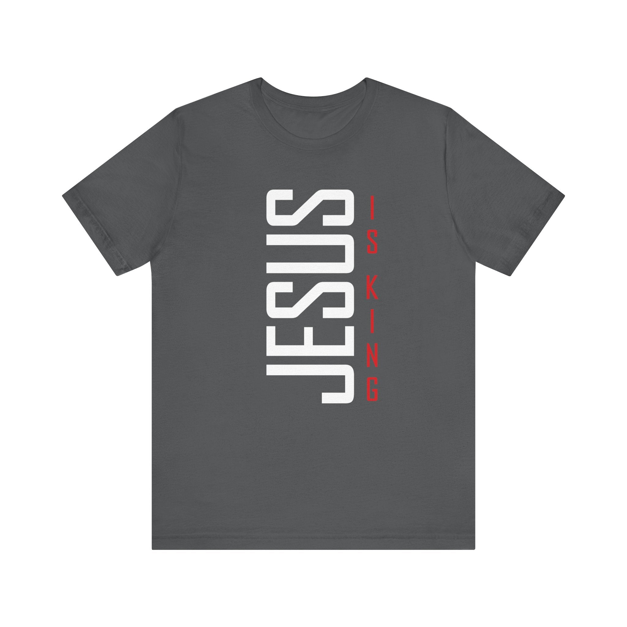 Faith Based Men's T-Shirt - " Jesus Is King" | T-Shirt by atgodanddesigns