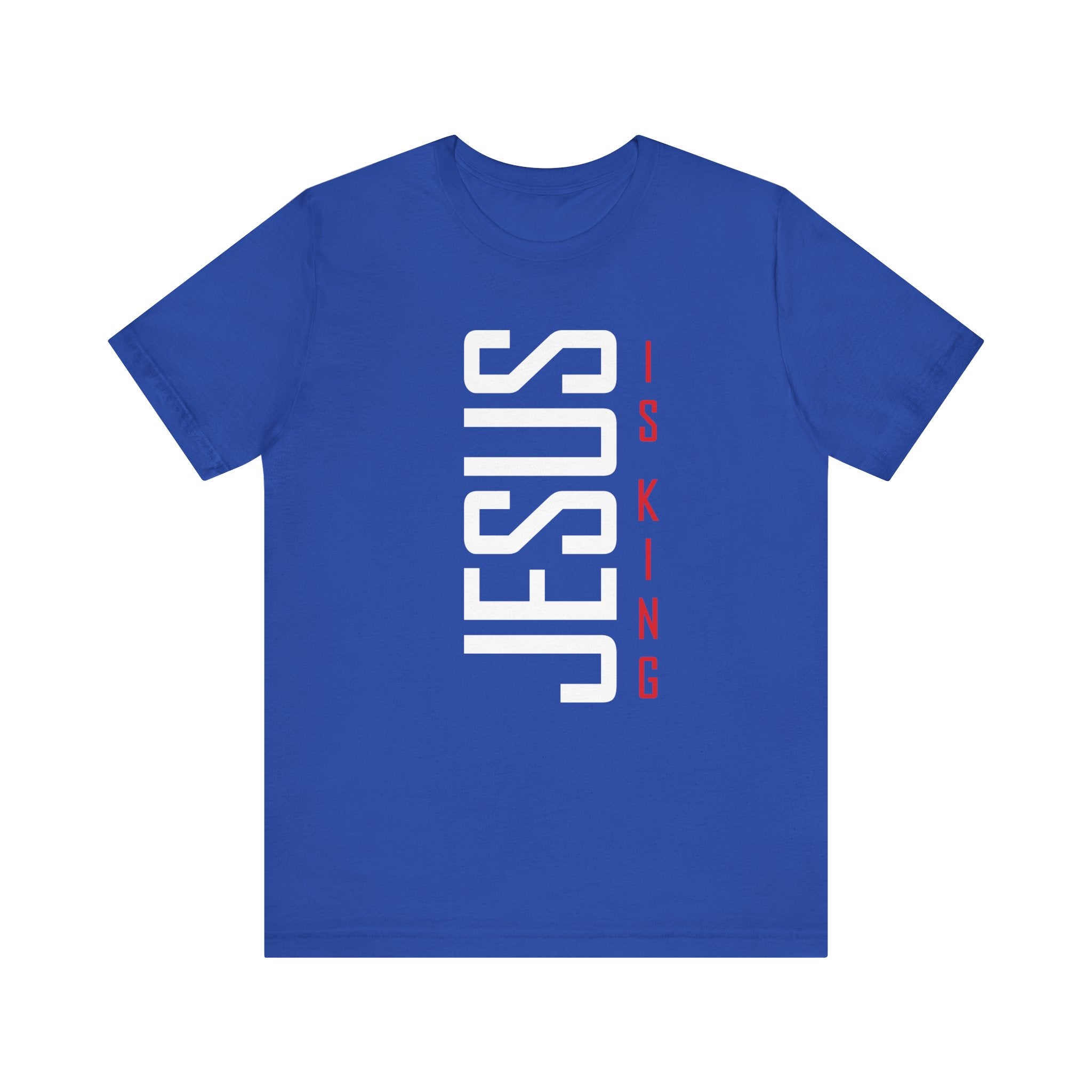 Faith Based Men's T-Shirt - " Jesus Is King" | T-Shirt by atgodanddesigns