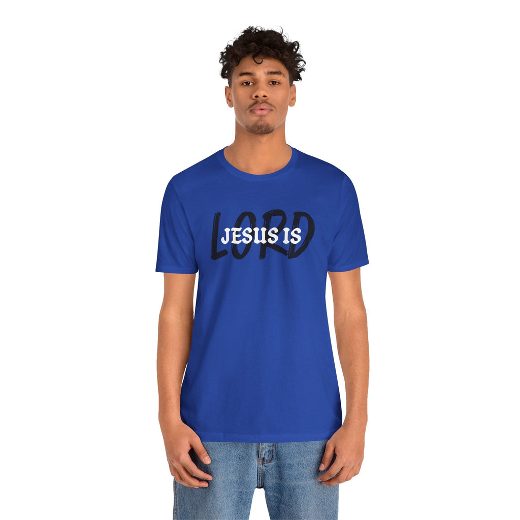 Faith Based Men's T-Shirt - Jesus is Lord | T-Shirt by atgodanddesigns