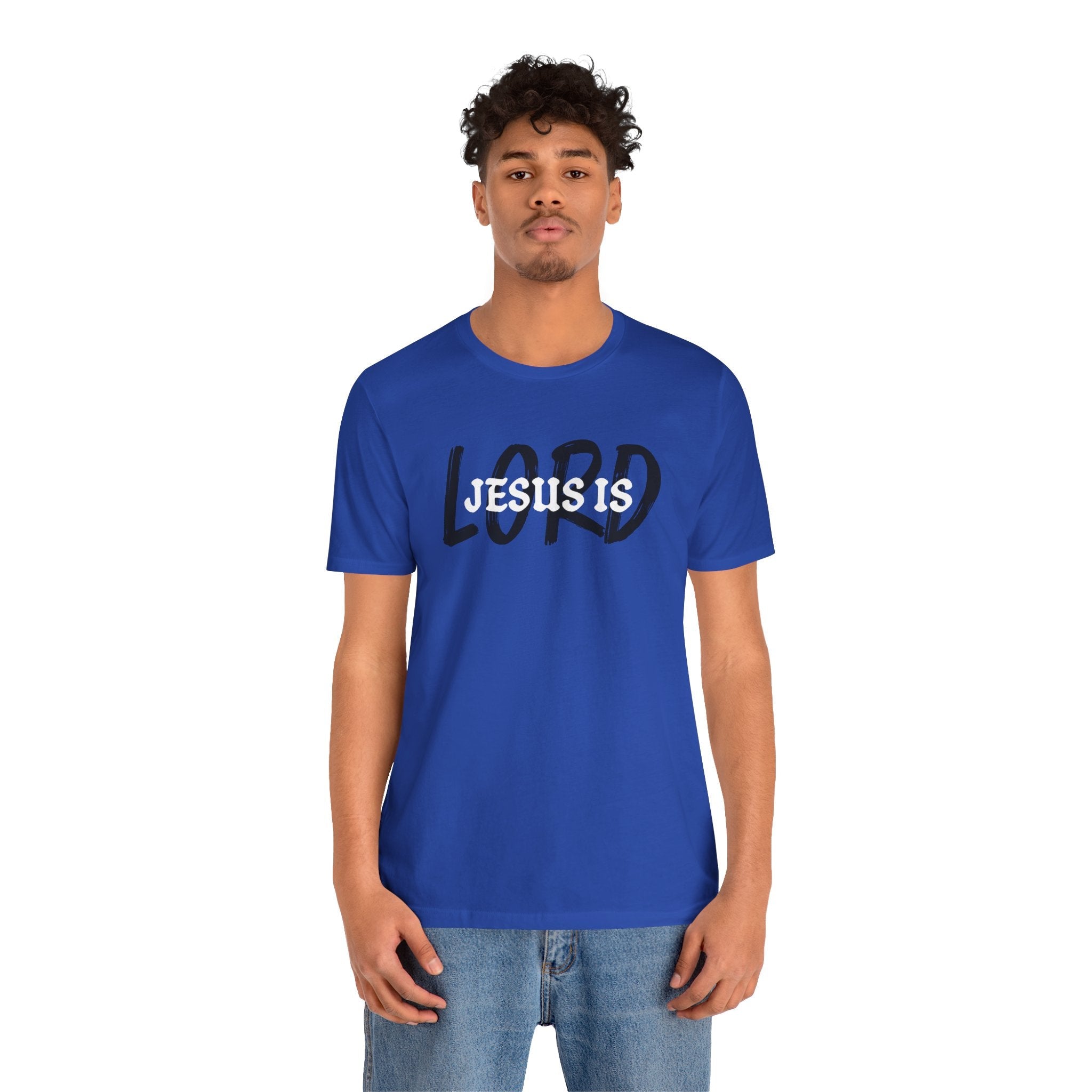 Faith Based Men's T-Shirt - Jesus is Lord | T-Shirt by atgodanddesigns