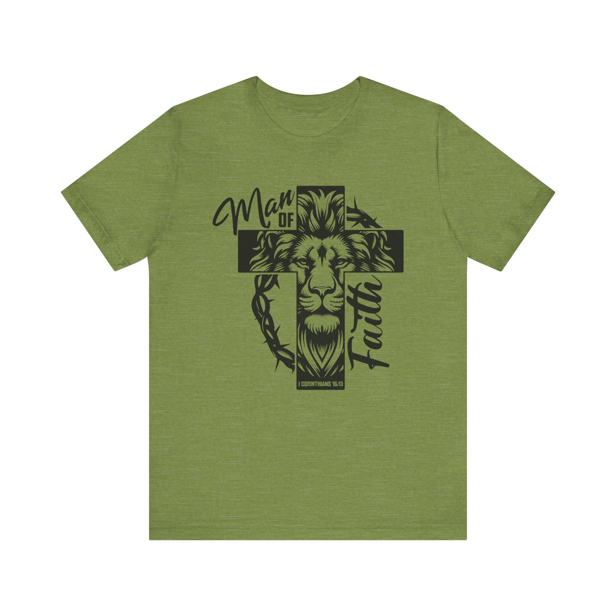 Faith Based Men's T-shirt - " Man of Faith" | T-Shirt by atgodanddesigns