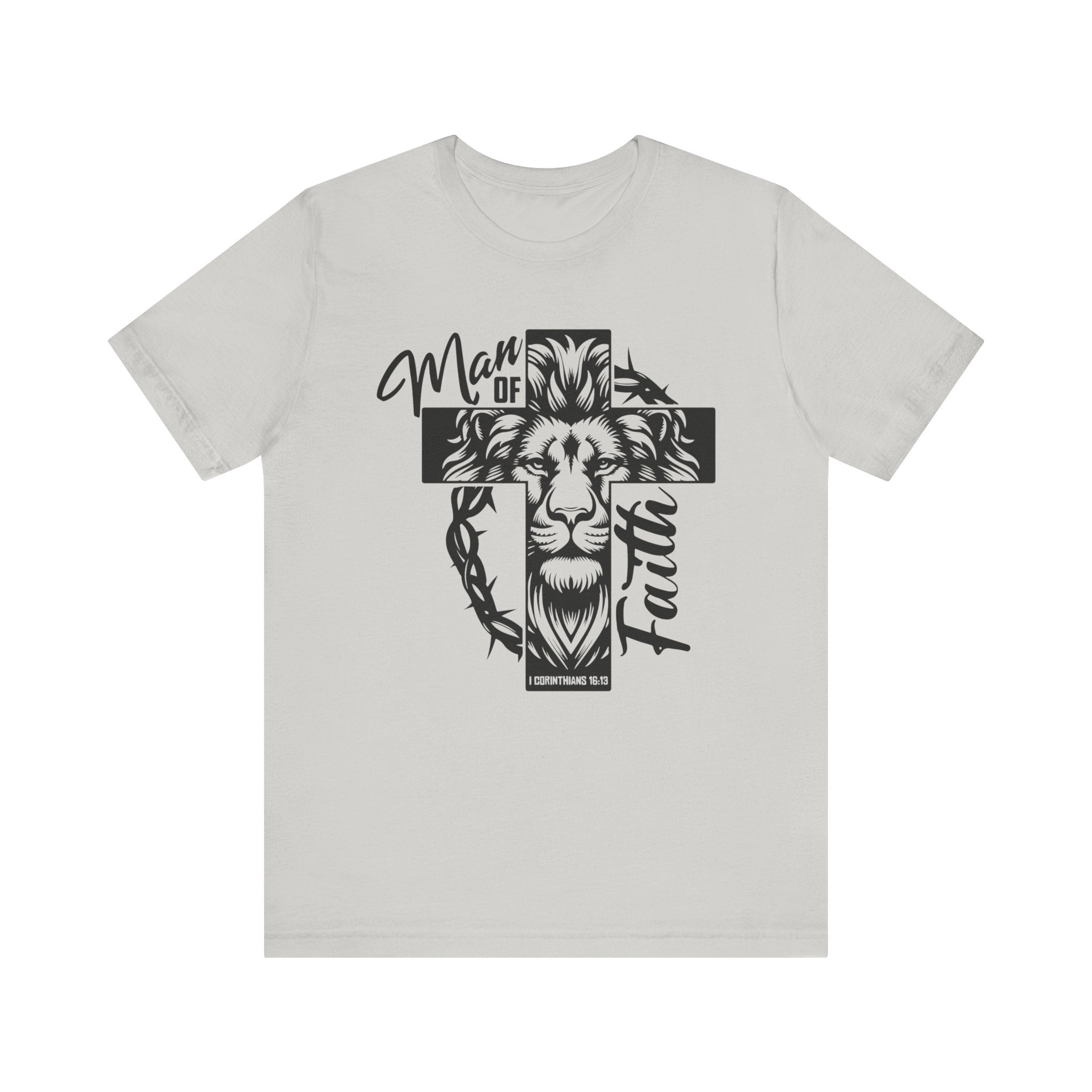 Faith Based Men's T-shirt - " Man of Faith" | T-Shirt by atgodanddesigns