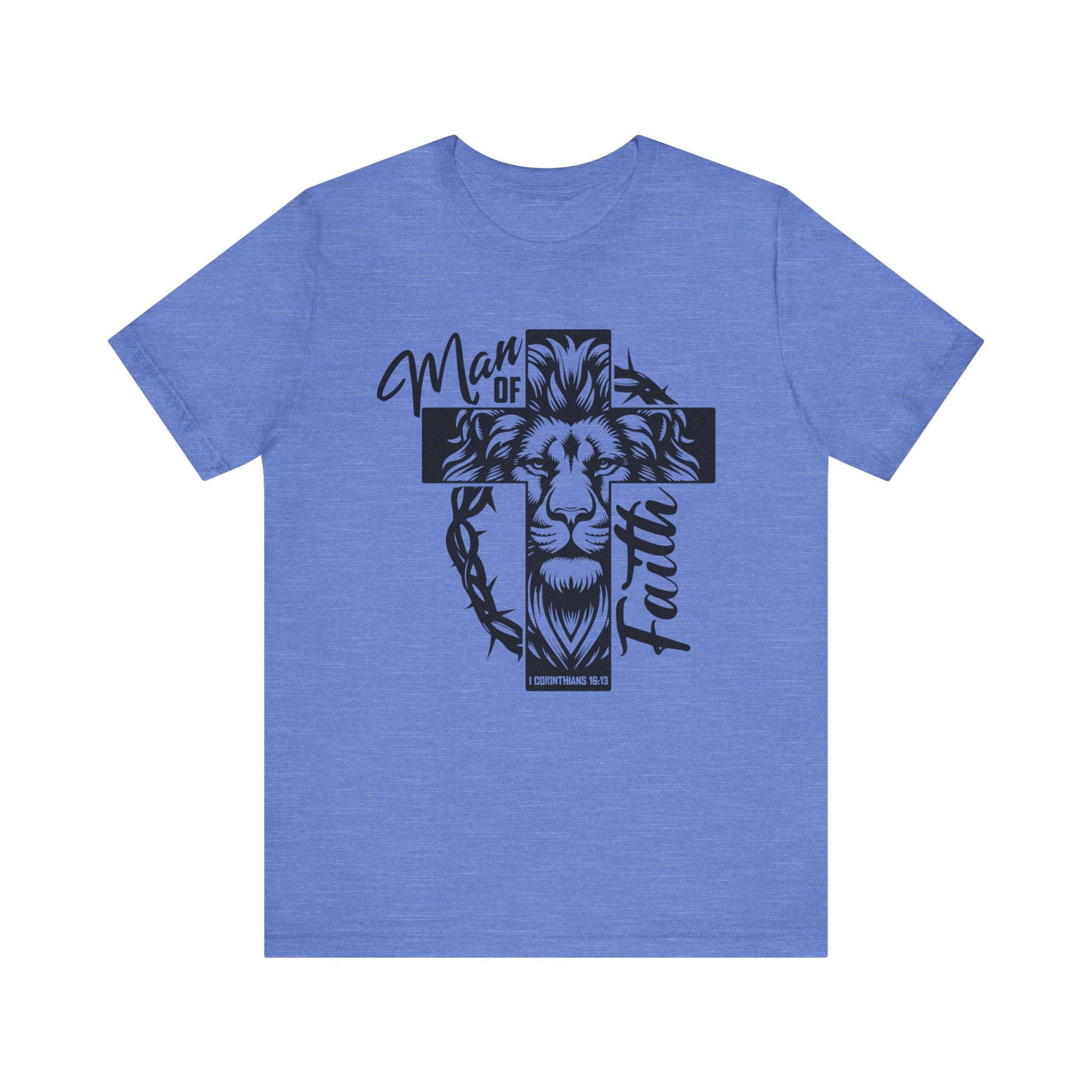 Faith Based Men's T-shirt - " Man of Faith" | T-Shirt by atgodanddesigns