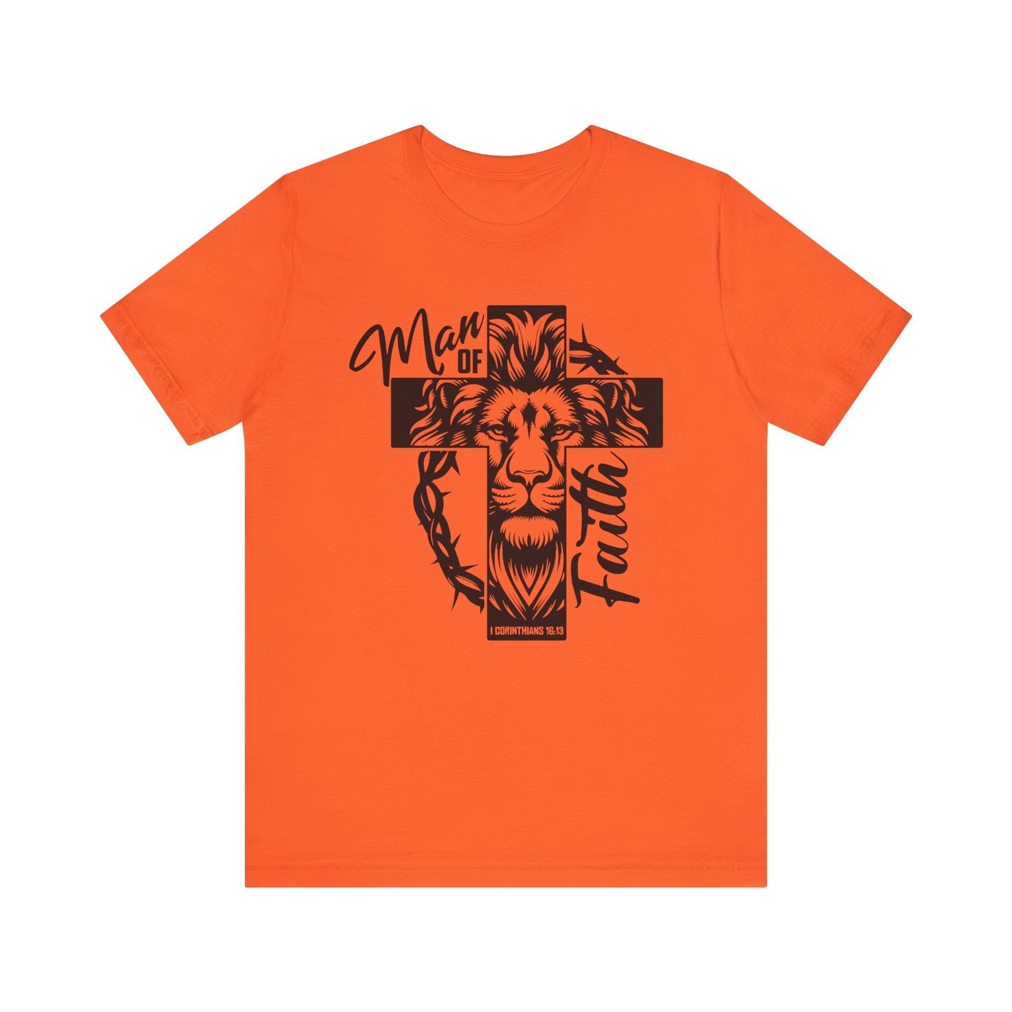 Faith Based Men's T-shirt - " Man of Faith" | T-Shirt by atgodanddesigns