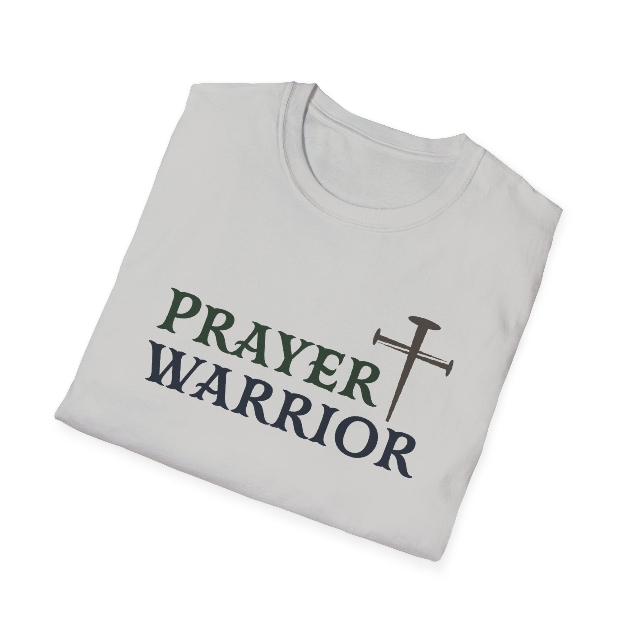 Faith Based Men's T-Shirt - Prayer Warrior | T-Shirt by atgodanddesigns