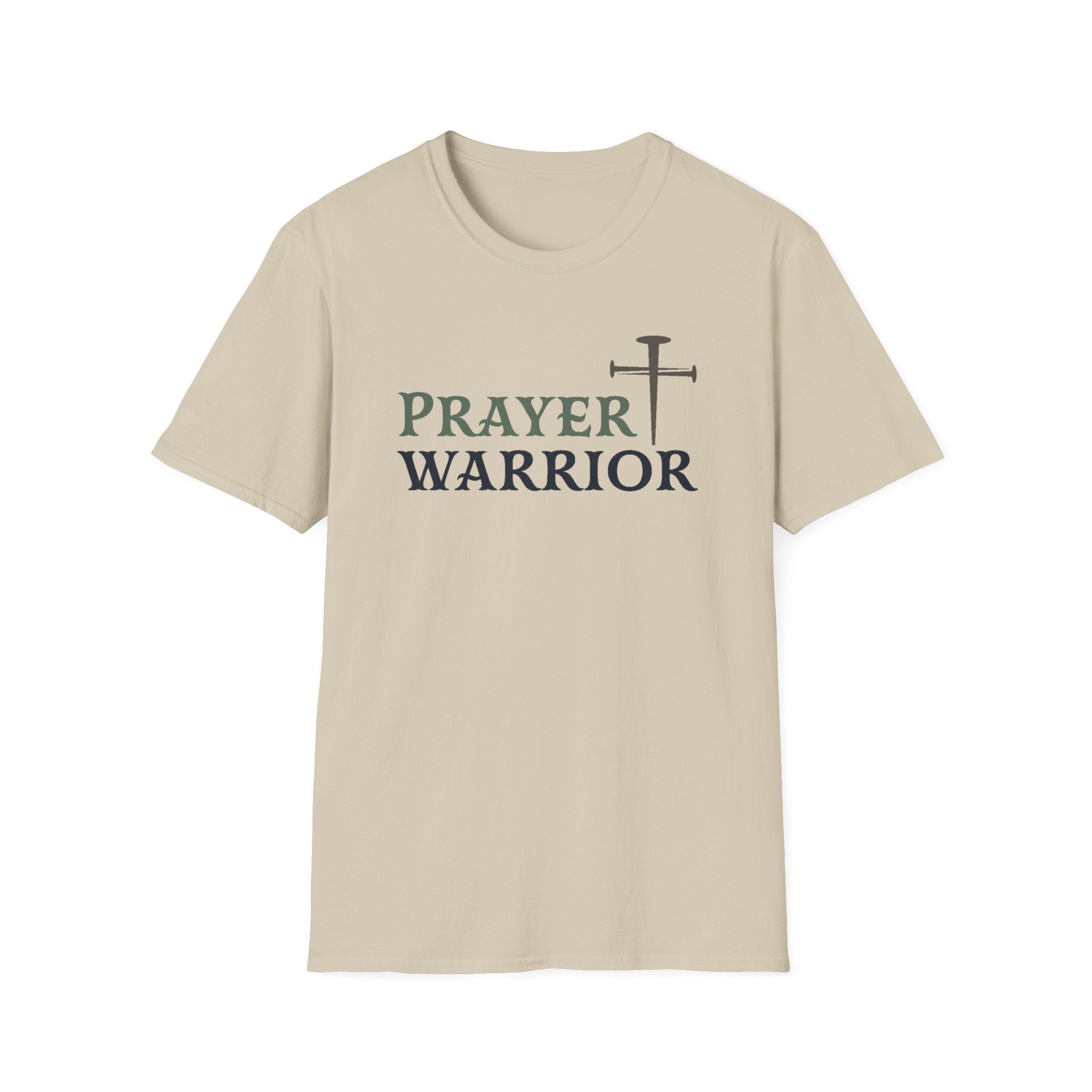 Faith Based Men's T-Shirt - Prayer Warrior | T-Shirt by atgodanddesigns