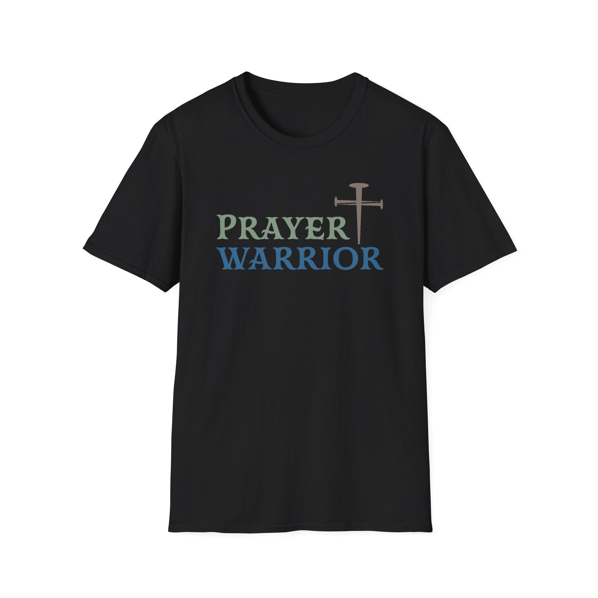 Faith Based Men's T-Shirt - Prayer Warrior | T-Shirt by atgodanddesigns