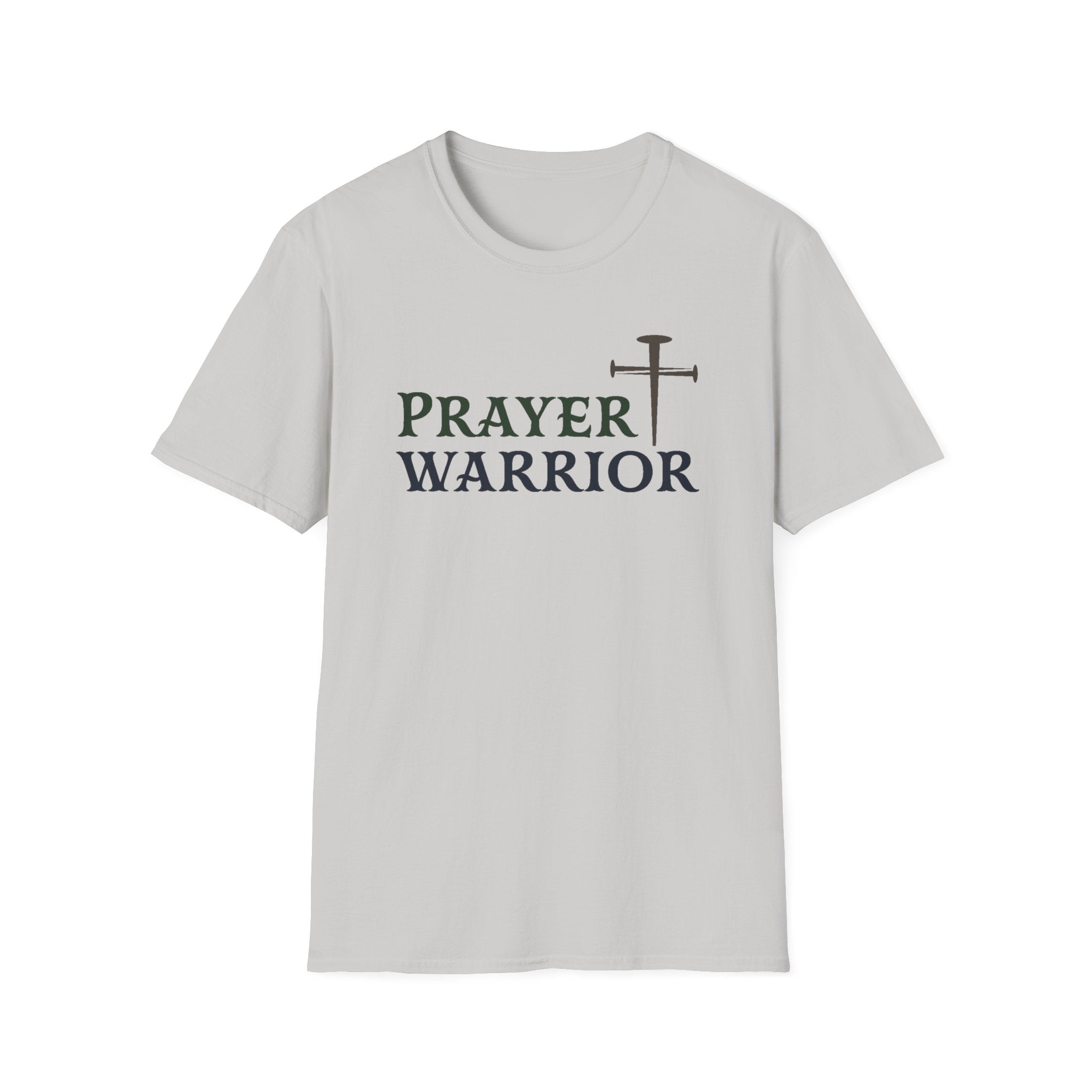Faith Based Men's T-Shirt - Prayer Warrior | T-Shirt by atgodanddesigns