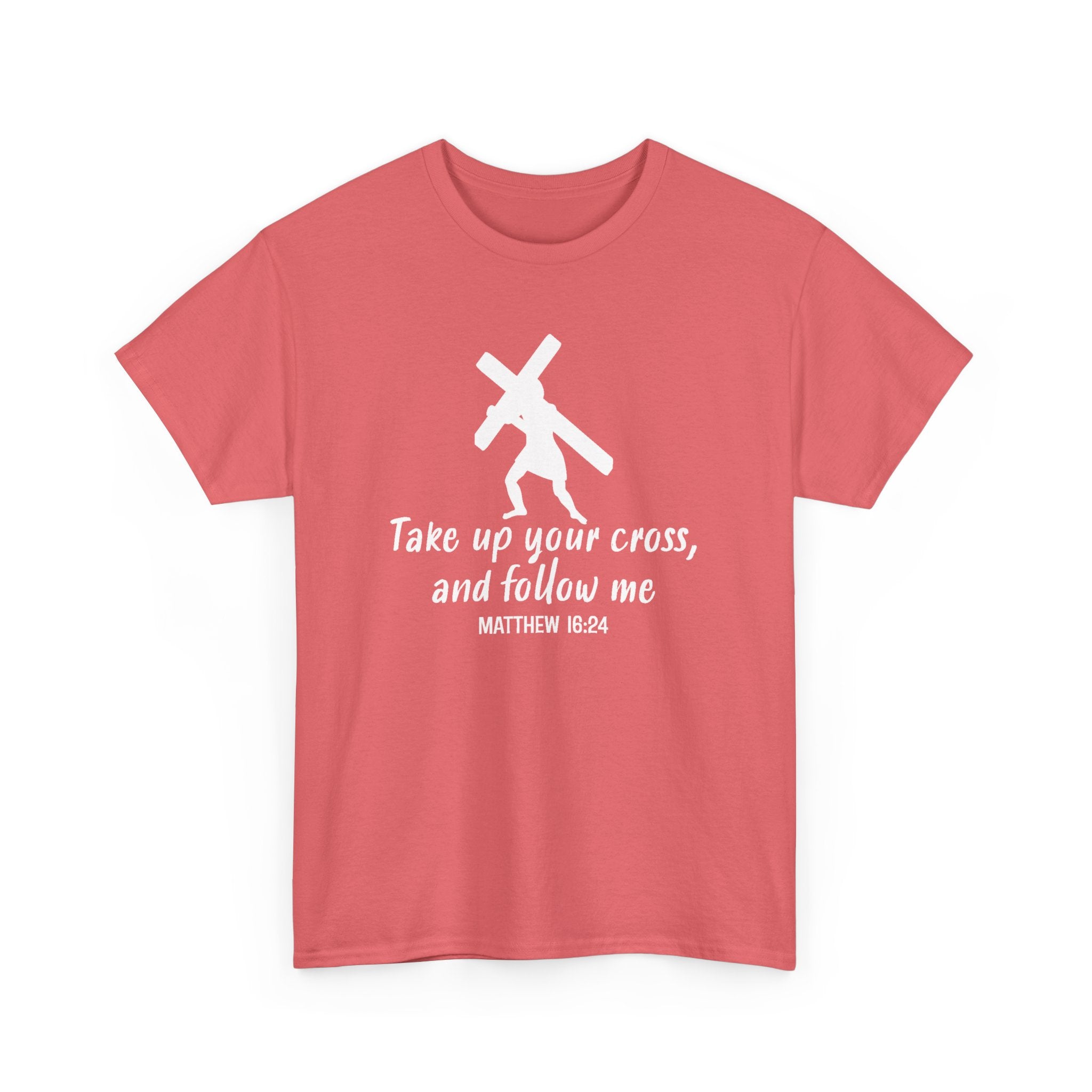 Faith Based Men's T-Shirt - Take up your cross | T-Shirt by atgodanddesigns