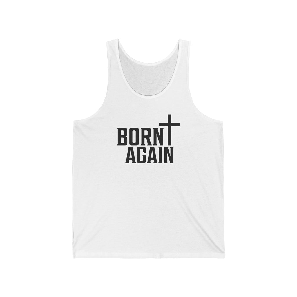 Faith Based Men's Tank Top - Born Again | Tank Top by atgodanddesigns