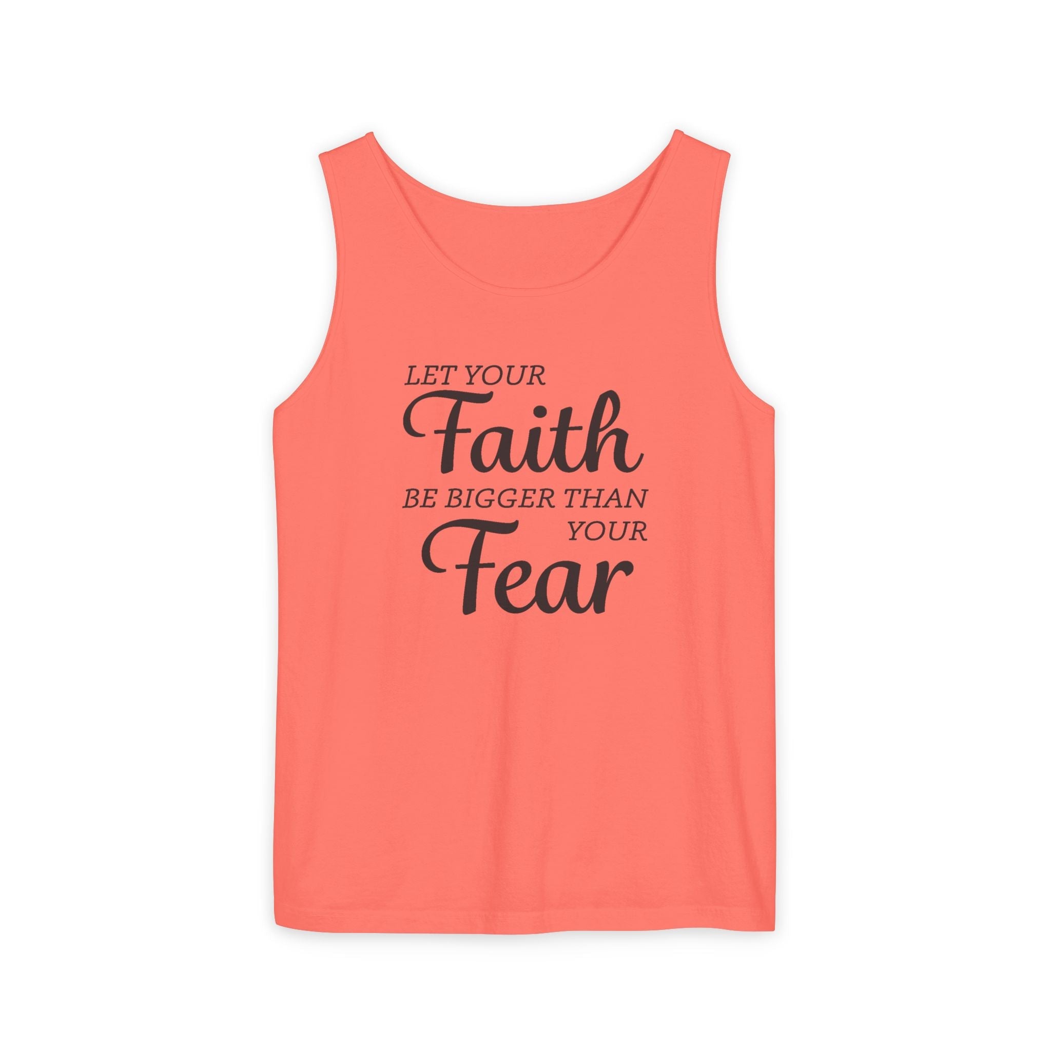 Faith Based Men's Tank Top - Faith Over Fear | Tank Top by atgodanddesigns
