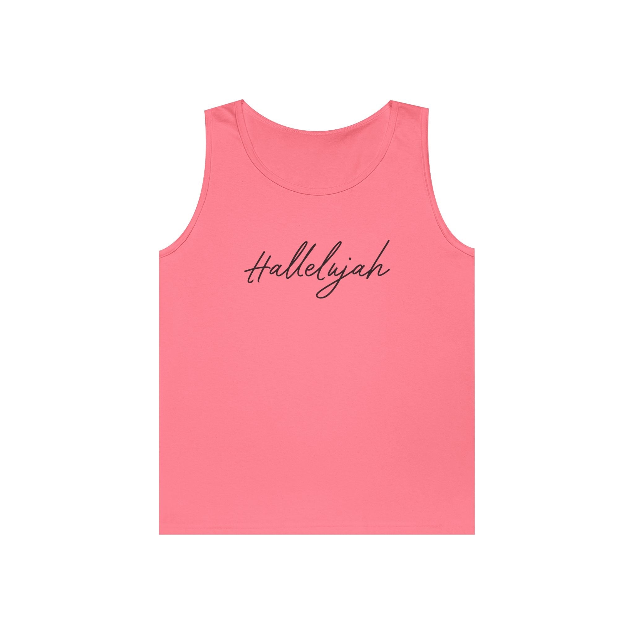 Faith Based Men's Tank Top - Hallelujah | Tank Top by atgodanddesigns
