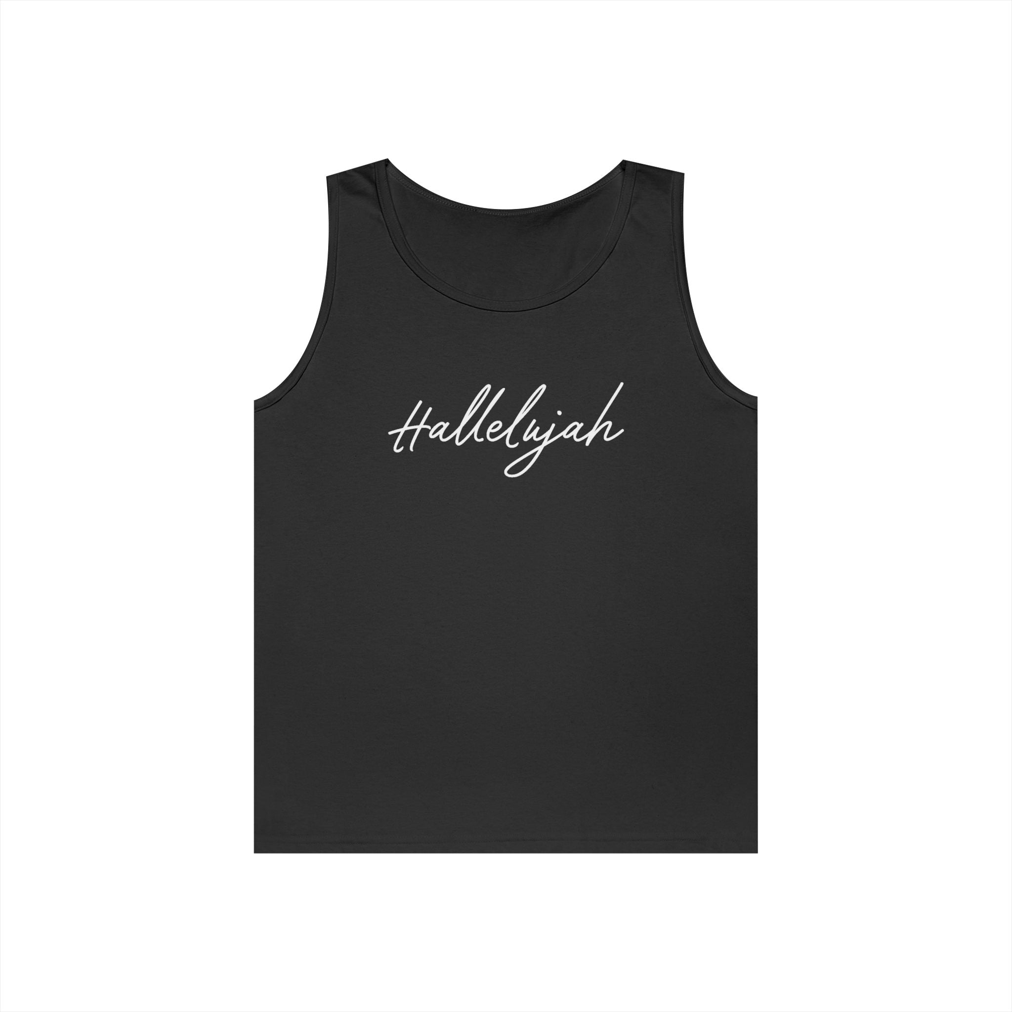Faith Based Men's Tank Top - Hallelujah | Tank Top by atgodanddesigns