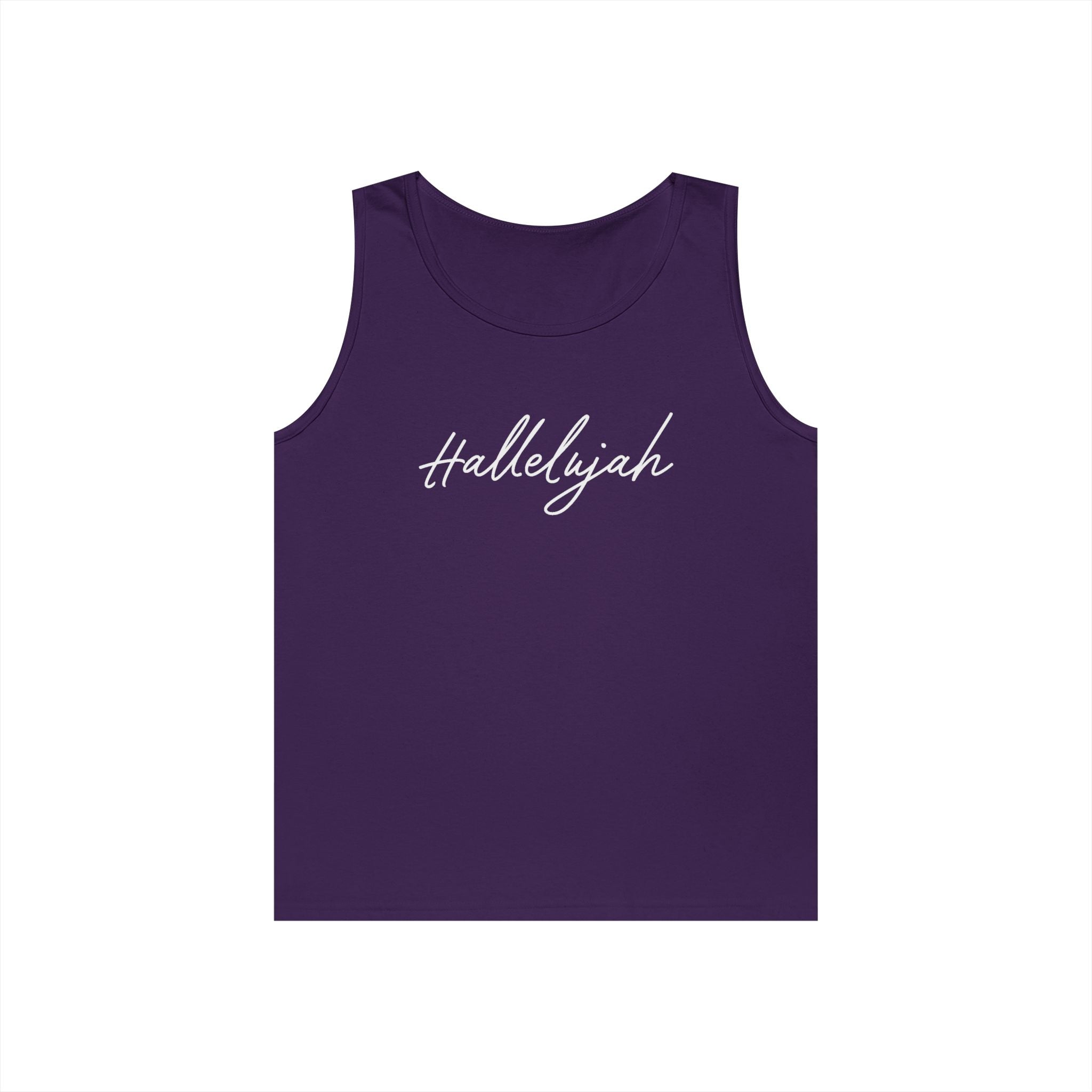 Faith Based Men's Tank Top - Hallelujah | Tank Top by atgodanddesigns