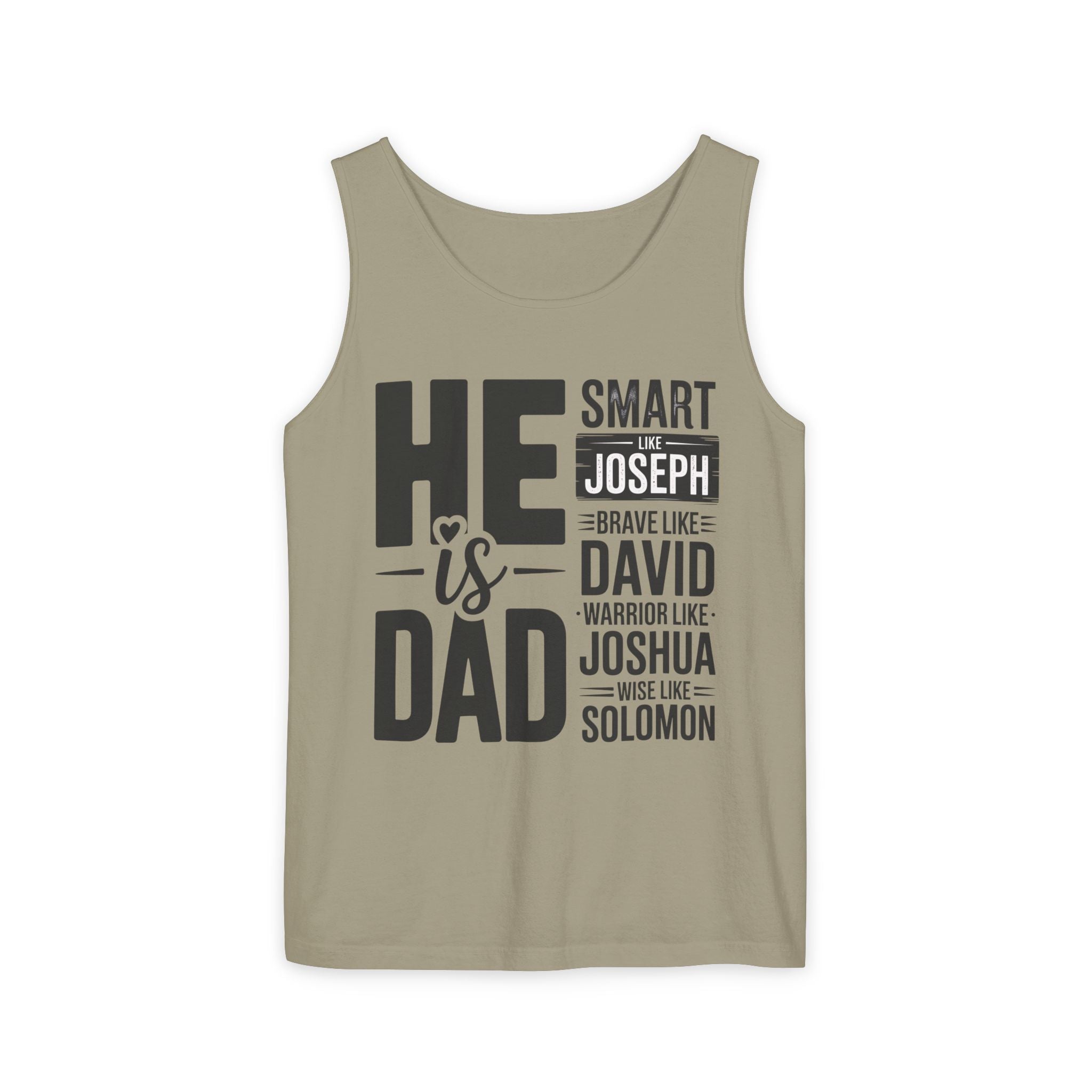 Faith Based Men's Tank Top - " He Is Dad" | Tank Top by atgodanddesigns