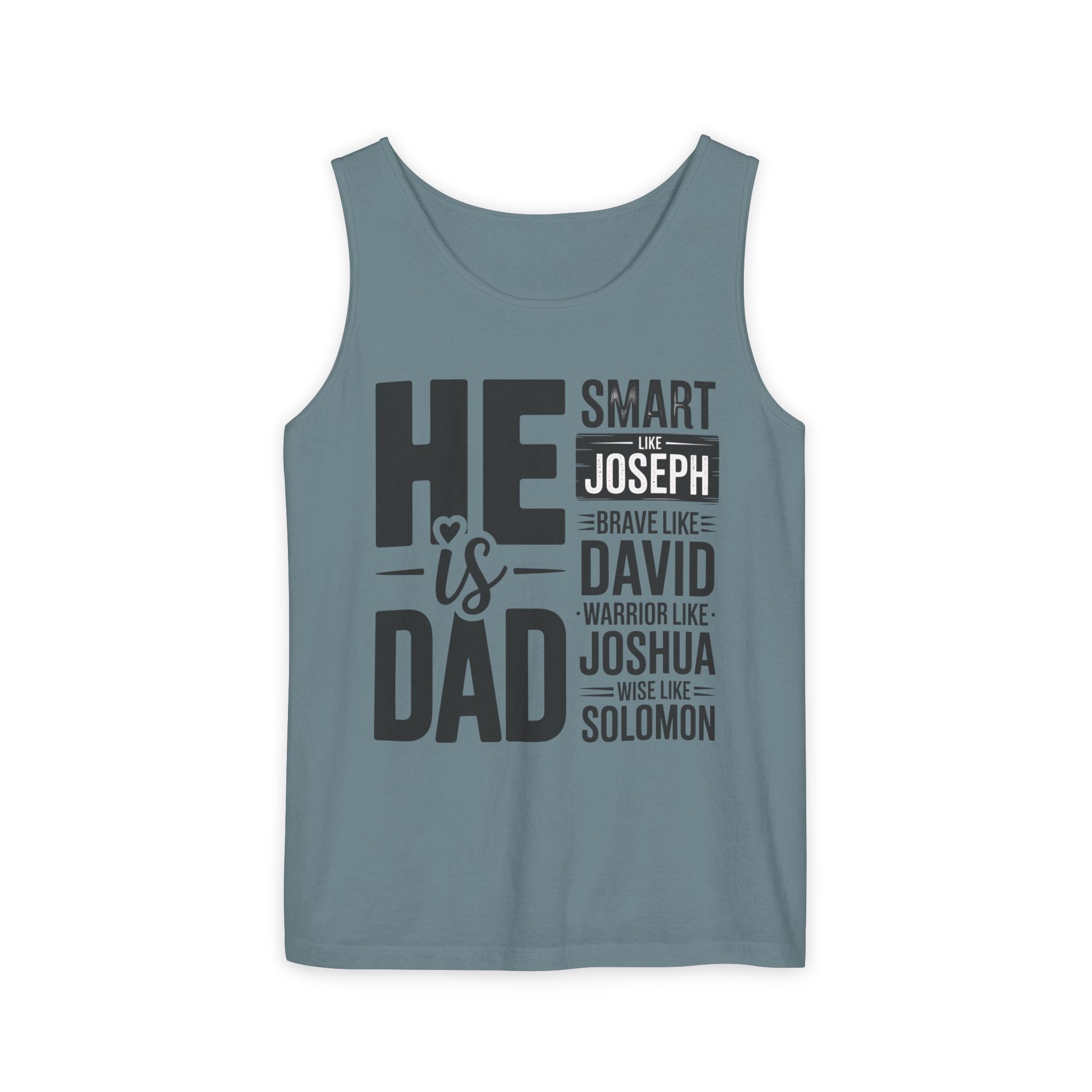 Faith Based Men's Tank Top - " He Is Dad" | Tank Top by atgodanddesigns