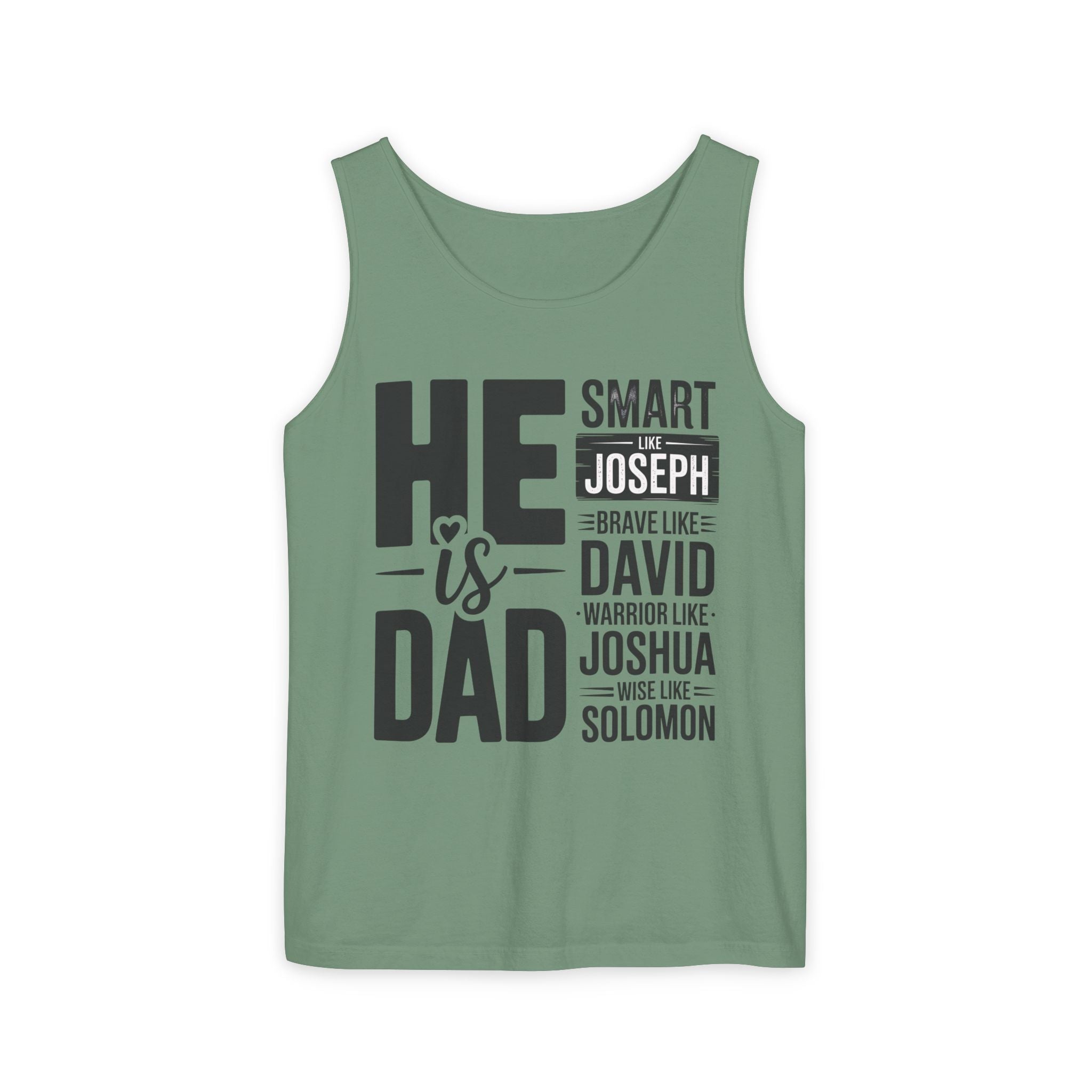 Faith Based Men's Tank Top - " He Is Dad" | Tank Top by atgodanddesigns