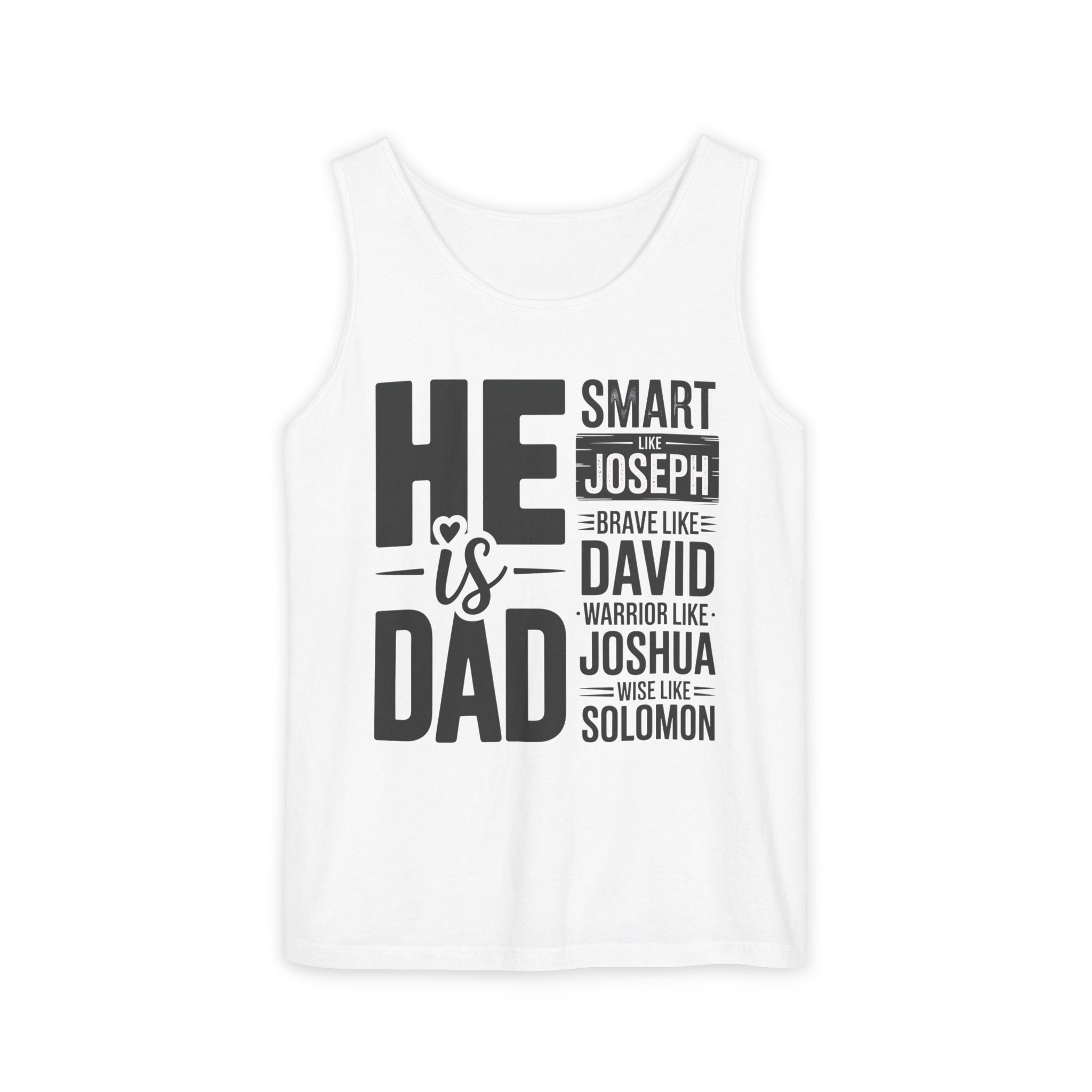 Faith Based Men's Tank Top - " He Is Dad" | Tank Top by atgodanddesigns