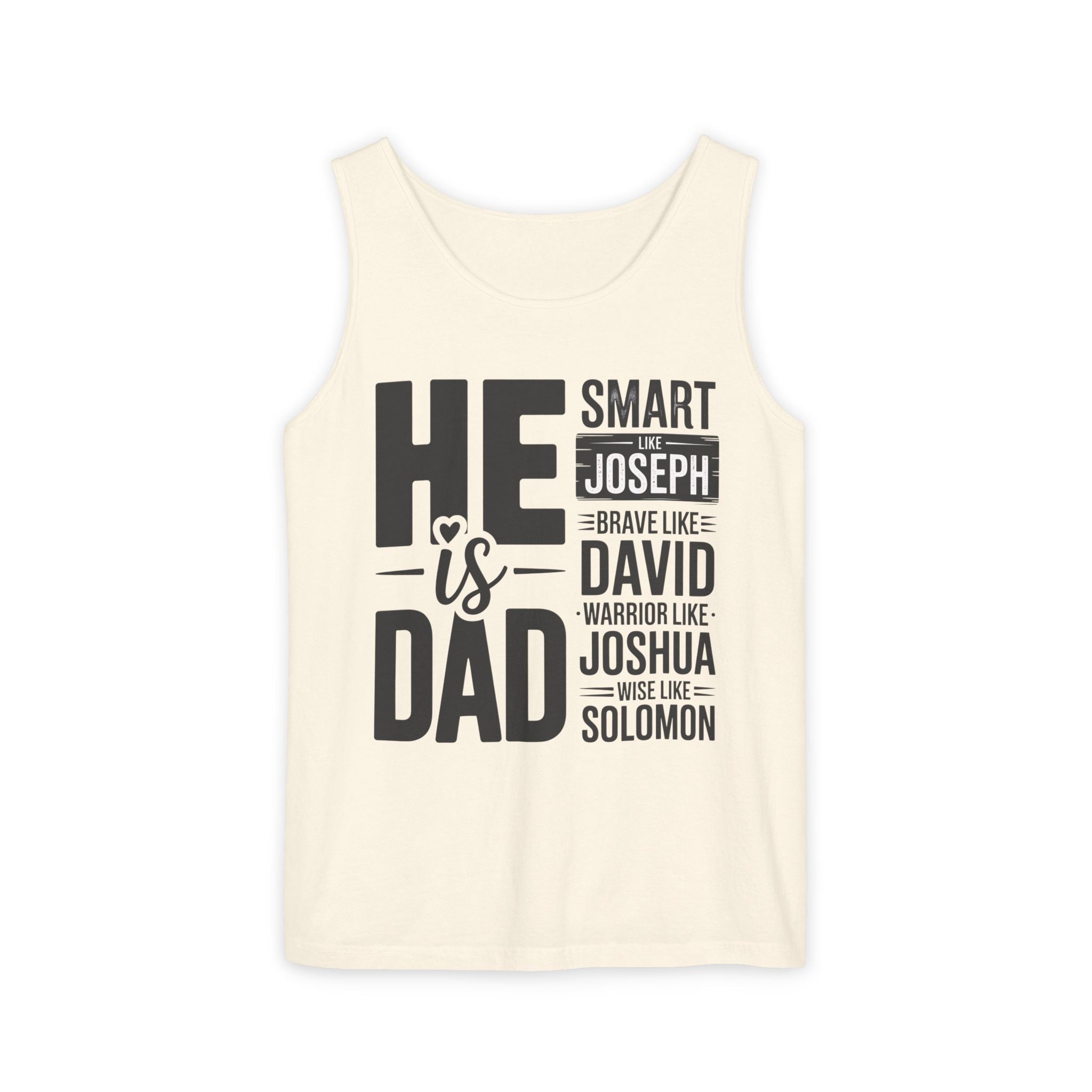 Faith Based Men's Tank Top - " He Is Dad" | Tank Top by atgodanddesigns