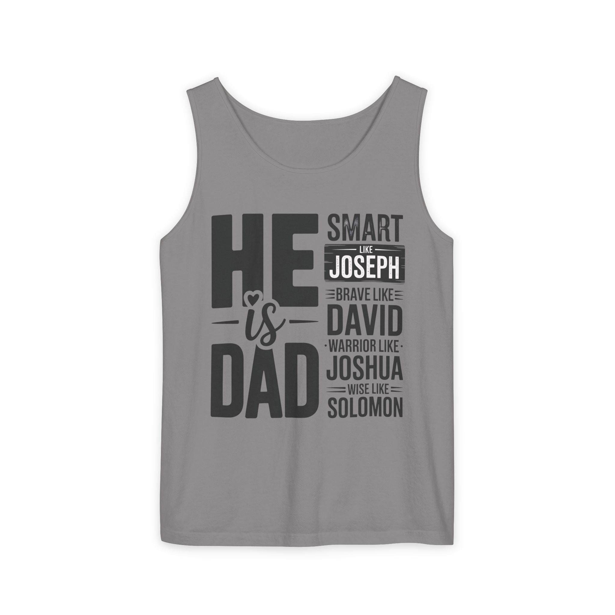 Faith Based Men's Tank Top - " He Is Dad" | Tank Top by atgodanddesigns