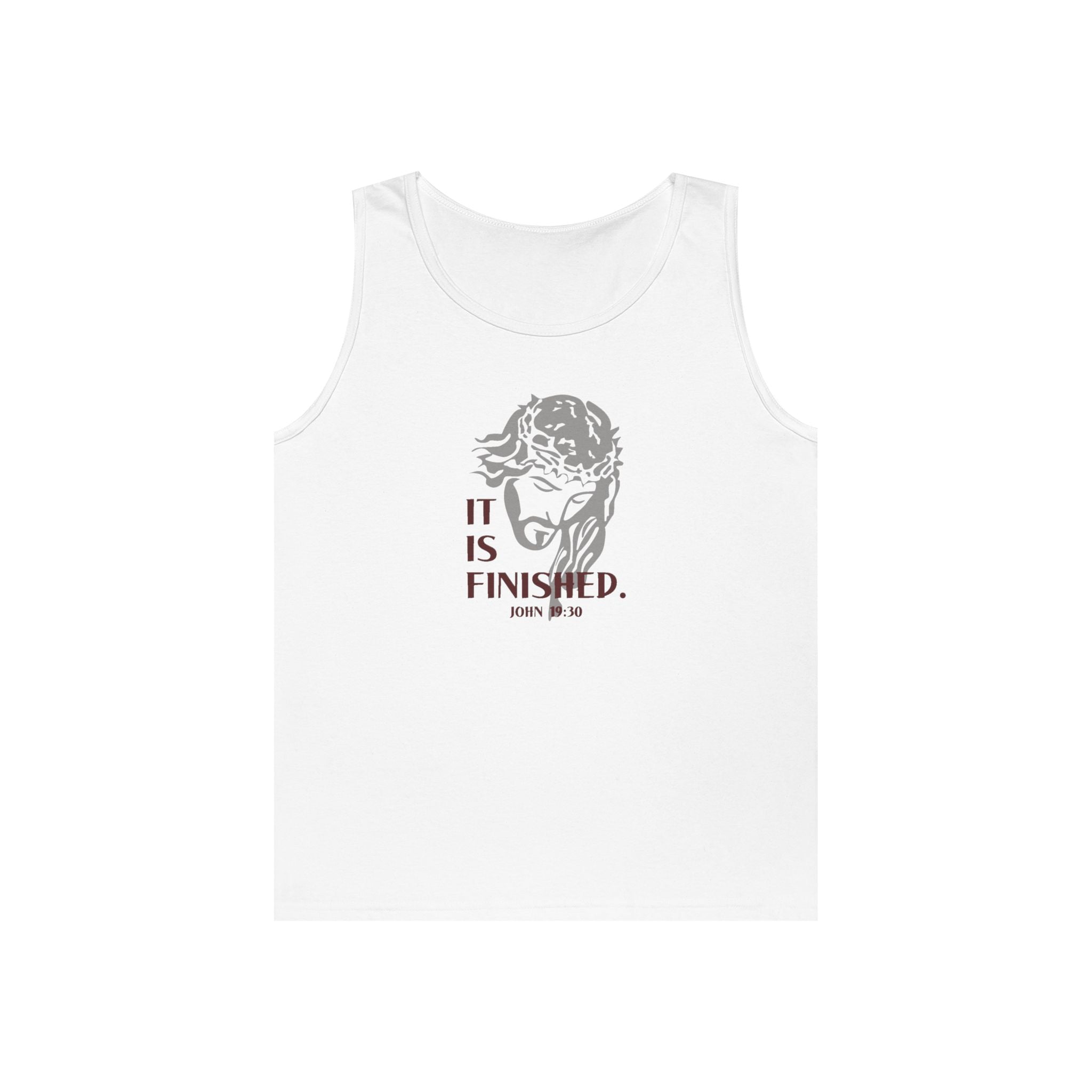 Faith Based Men's Tank Top - It Is Finished | Tank Top by atgodanddesigns