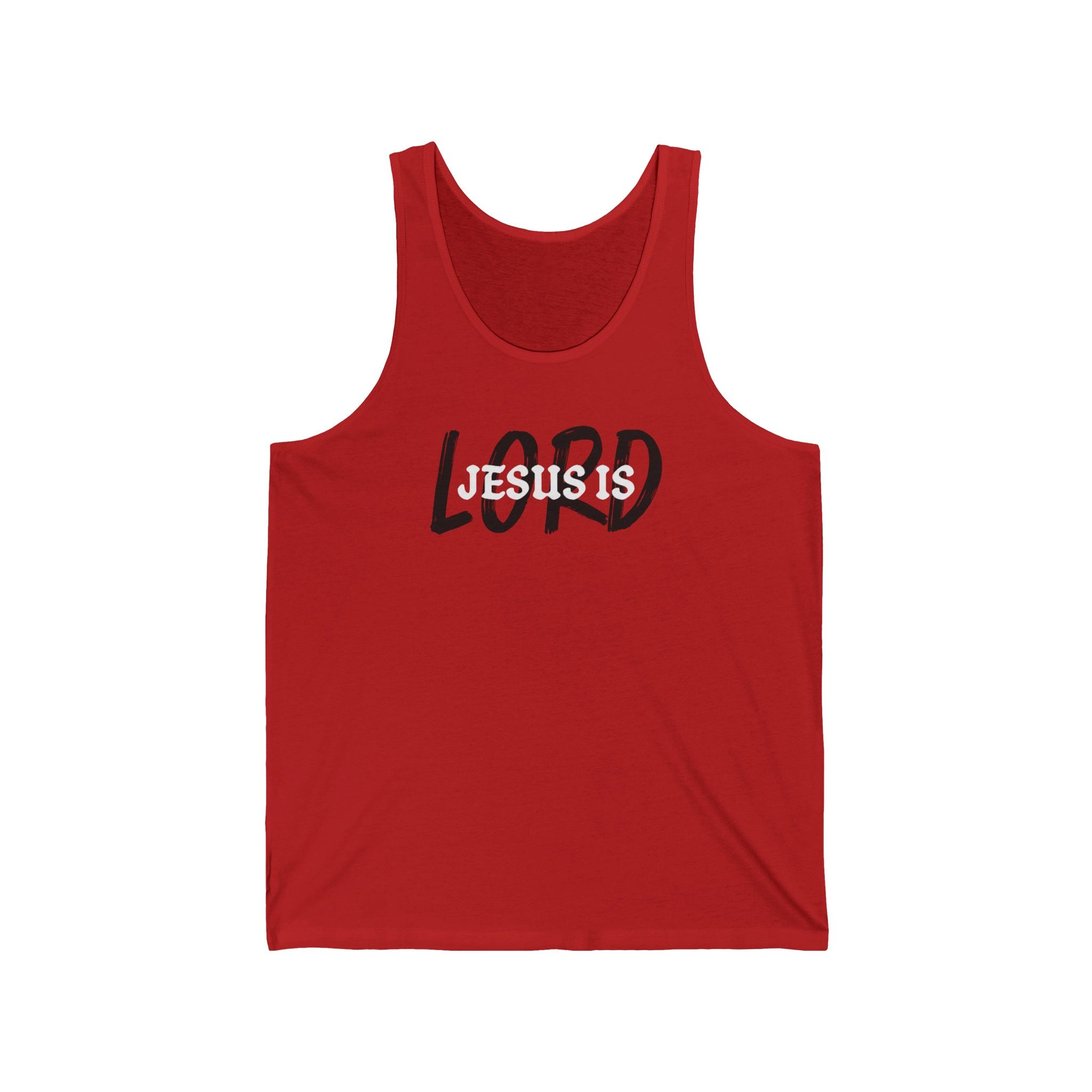 Faith Based Men's Tank Top - Jesus Is Lord | Tank Top by atgodanddesigns