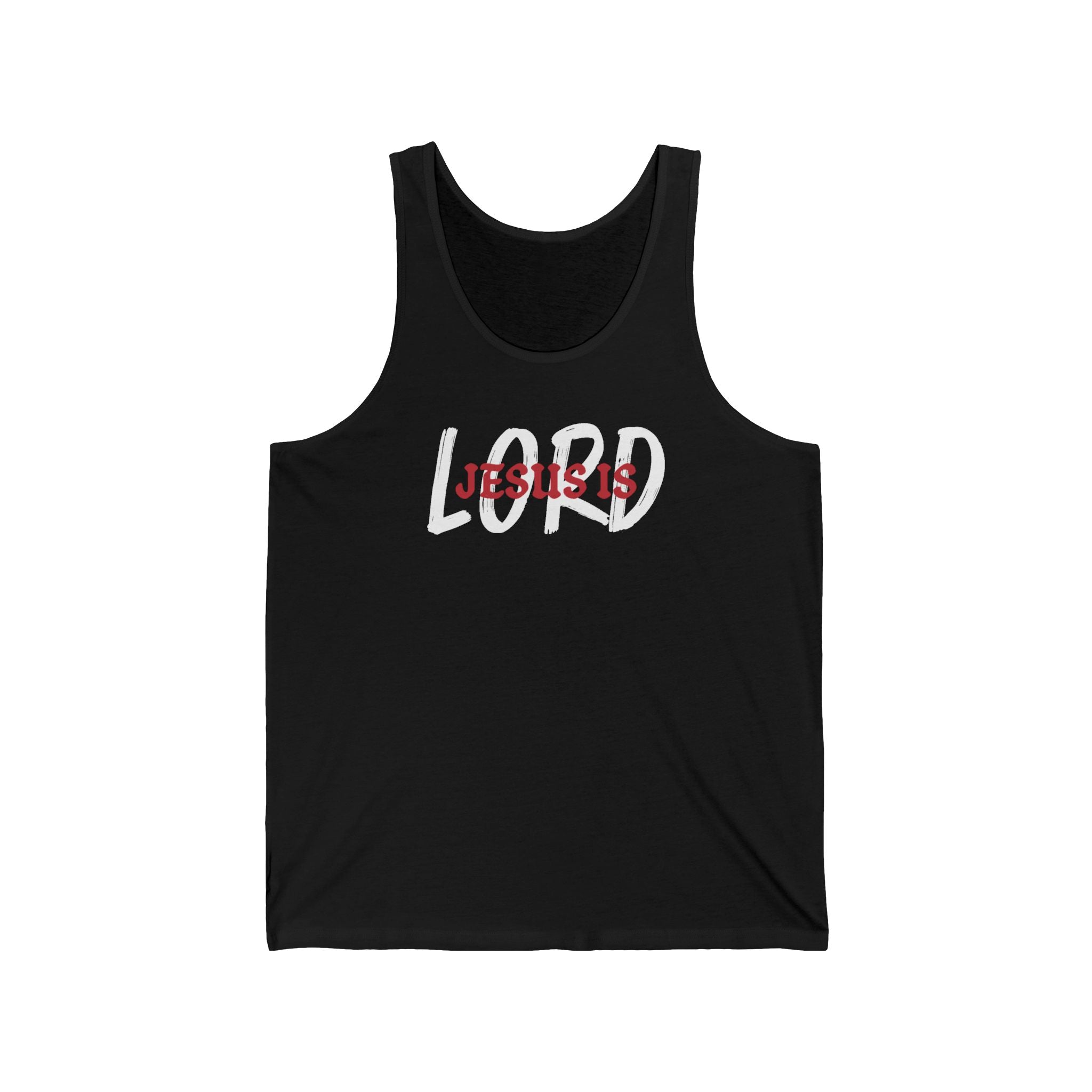 Faith Based Men's Tank Top - Jesus Is Lord | Tank Top by atgodanddesigns