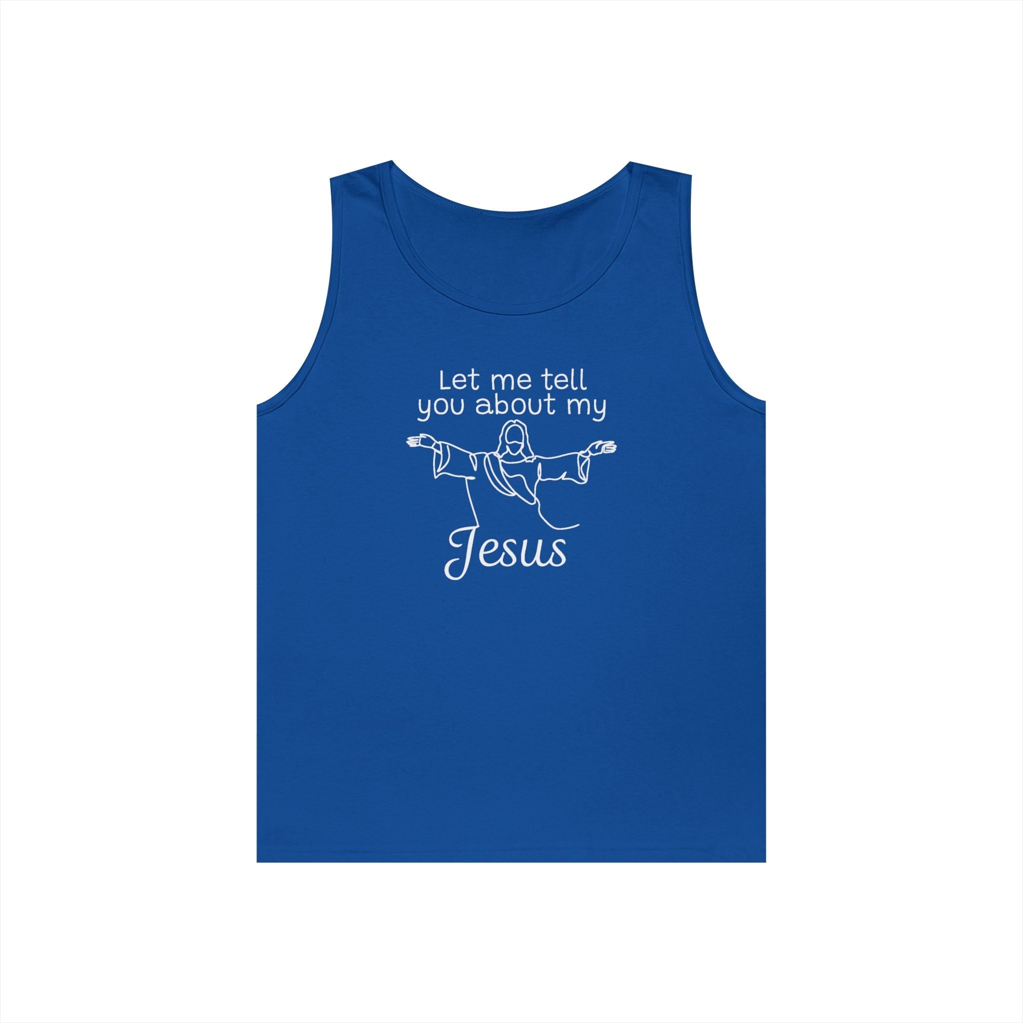 Faith Based Men's Tank Top - Let me tell you | Tank Top by atgodanddesigns